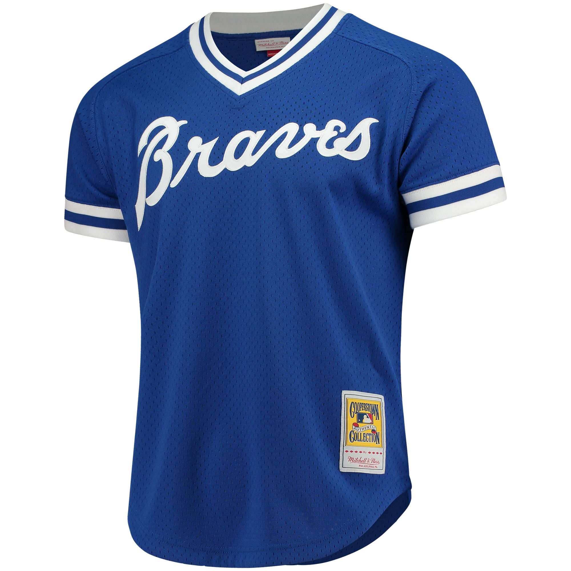 Dale Murphy Atlanta Braves Mitchell & Ness Cooperstown Mesh Batting Practice Jersey - Royal - vstockx