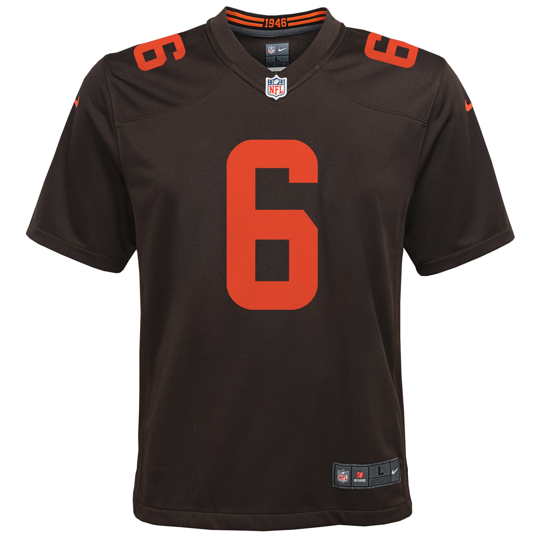 Baker Mayfield Cleveland Browns Nike Youth Alternate Game Jersey - Brown - vstockx