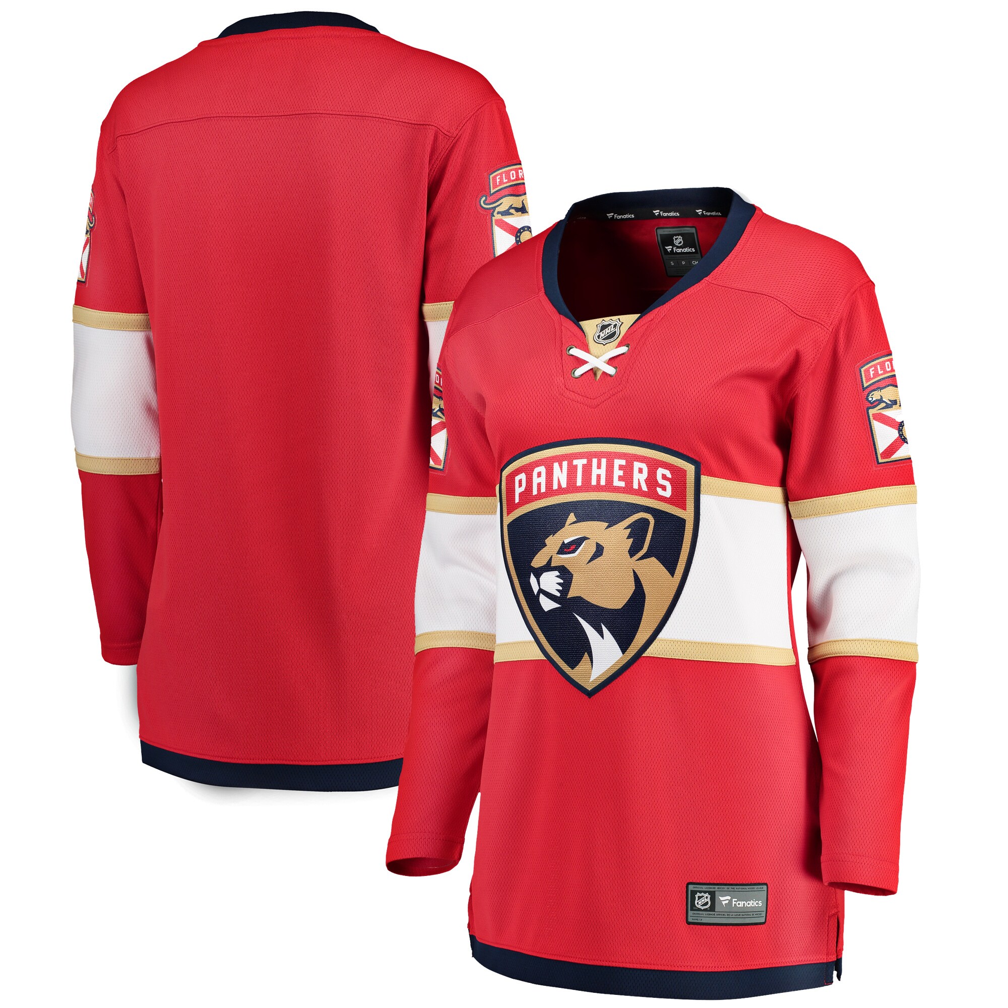 Florida Panthers Fanatics Branded Women's Breakaway Home Jersey - Red - vstockx