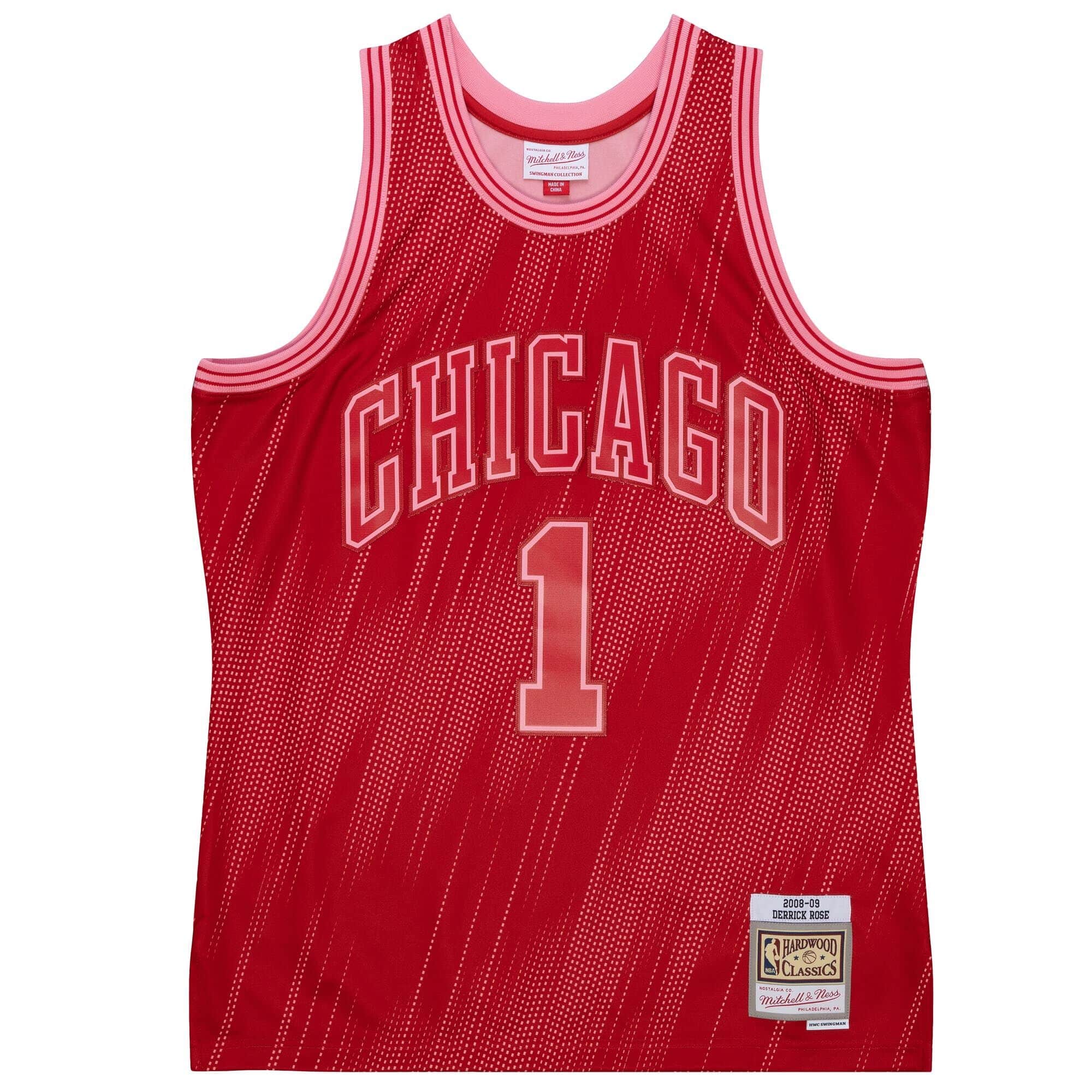 Monochrome Swingman Derrick Rose Chicago Bulls 2008-09 Jersey - vstockx