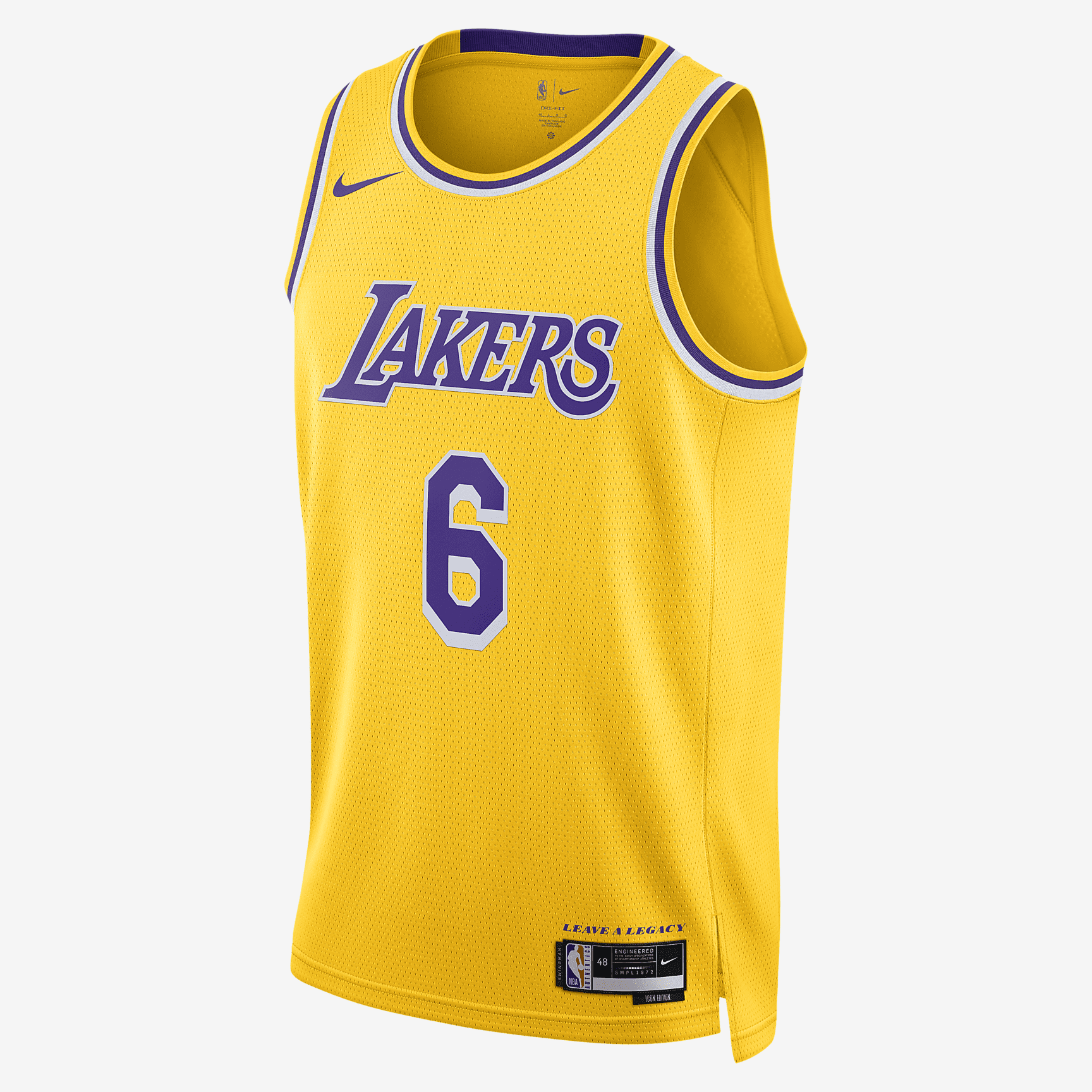 Los Angeles Lakers Icon Edition 2022/23 Nike Dri-FIT NBA Swingman Jersey - Amarillo - vstockx