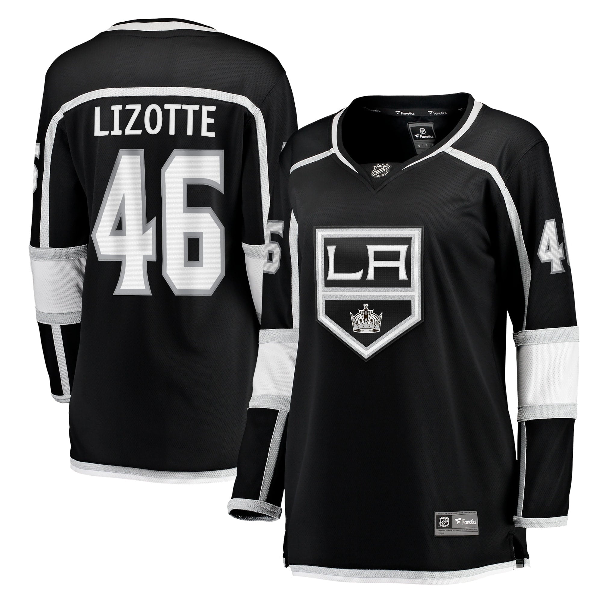Women's Fanatics Branded Blake Lizotte Black Los Angeles Kings Home Breakaway Player Jersey - vstockx