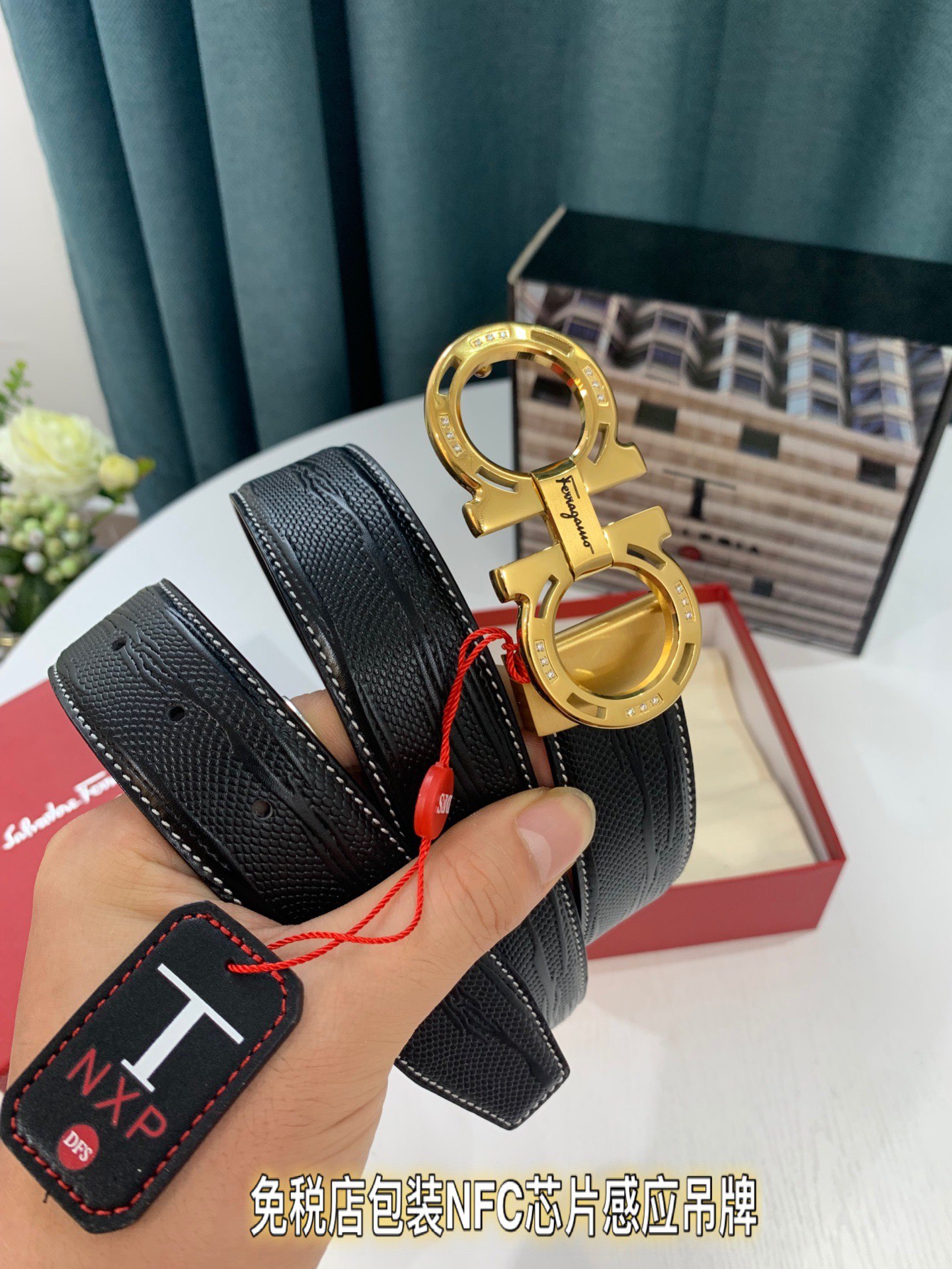 Streetwear Belt Ferragamo 319215 size:3.5cm - vstockx