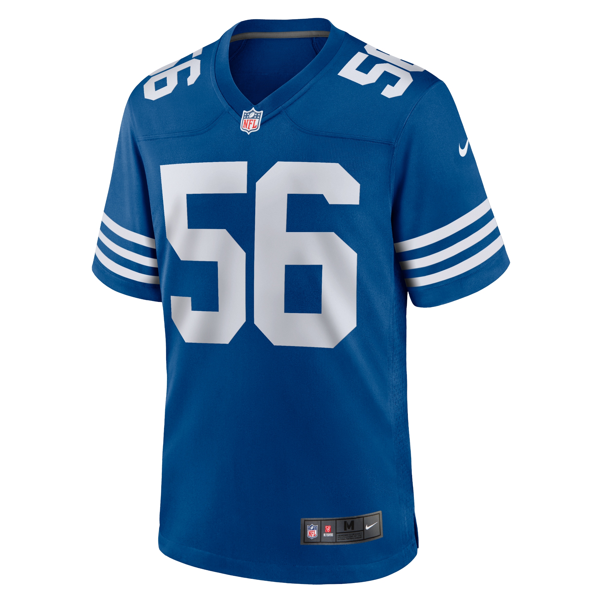 Men's Nike Quenton Nelson Royal Indianapolis Colts Alternate Game Jersey - vstockx