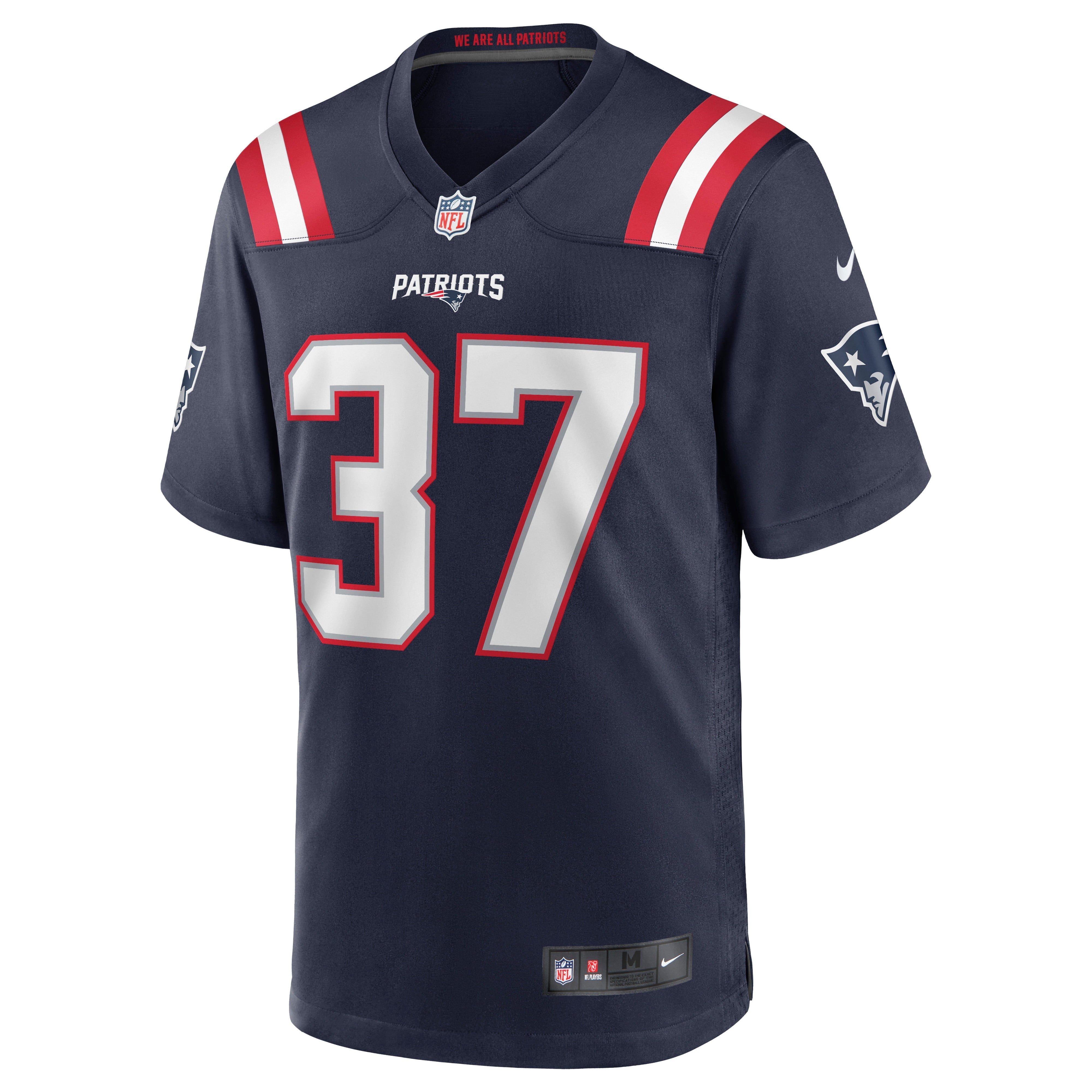 Men's Nike Damien Harris Navy New England Patriots Game Jersey - vstockx