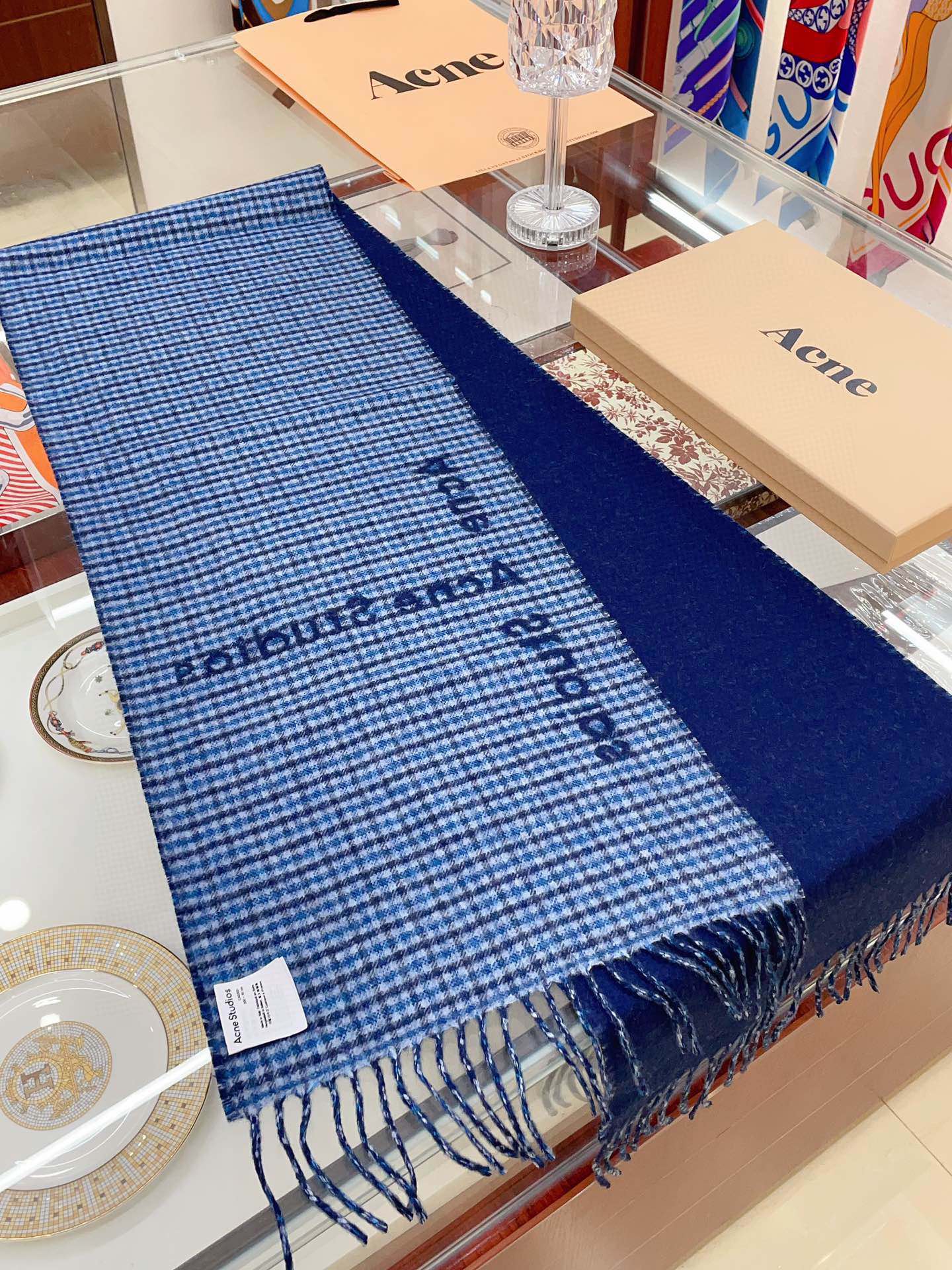 Streetwear Scarf Acne 328857 SIZE:200×30cm - vstockx