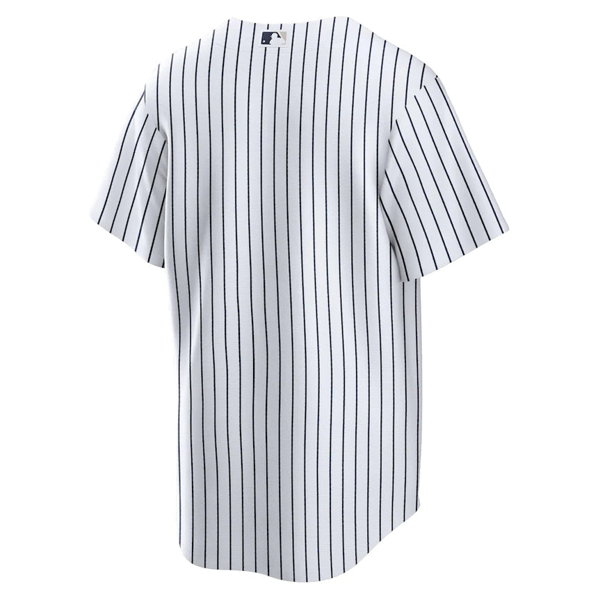 Men's New York Yankees White Home Replica Blank Team Jersey - vstockx