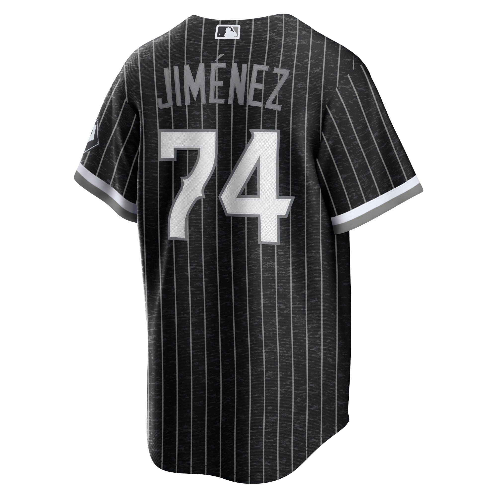Eloy Jimenez Chicago White Sox Nike City Connect Replica Player Jersey - Black/Anthracite - vstockx