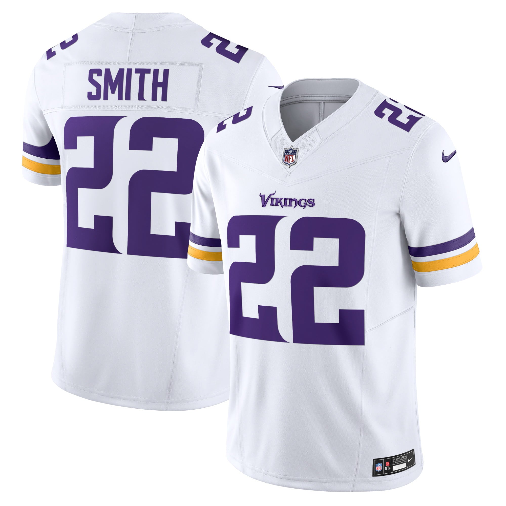 Men's Nike Harrison Smith White Minnesota Vikings Vapor F.U.S.E. Limited Jersey - vstockx