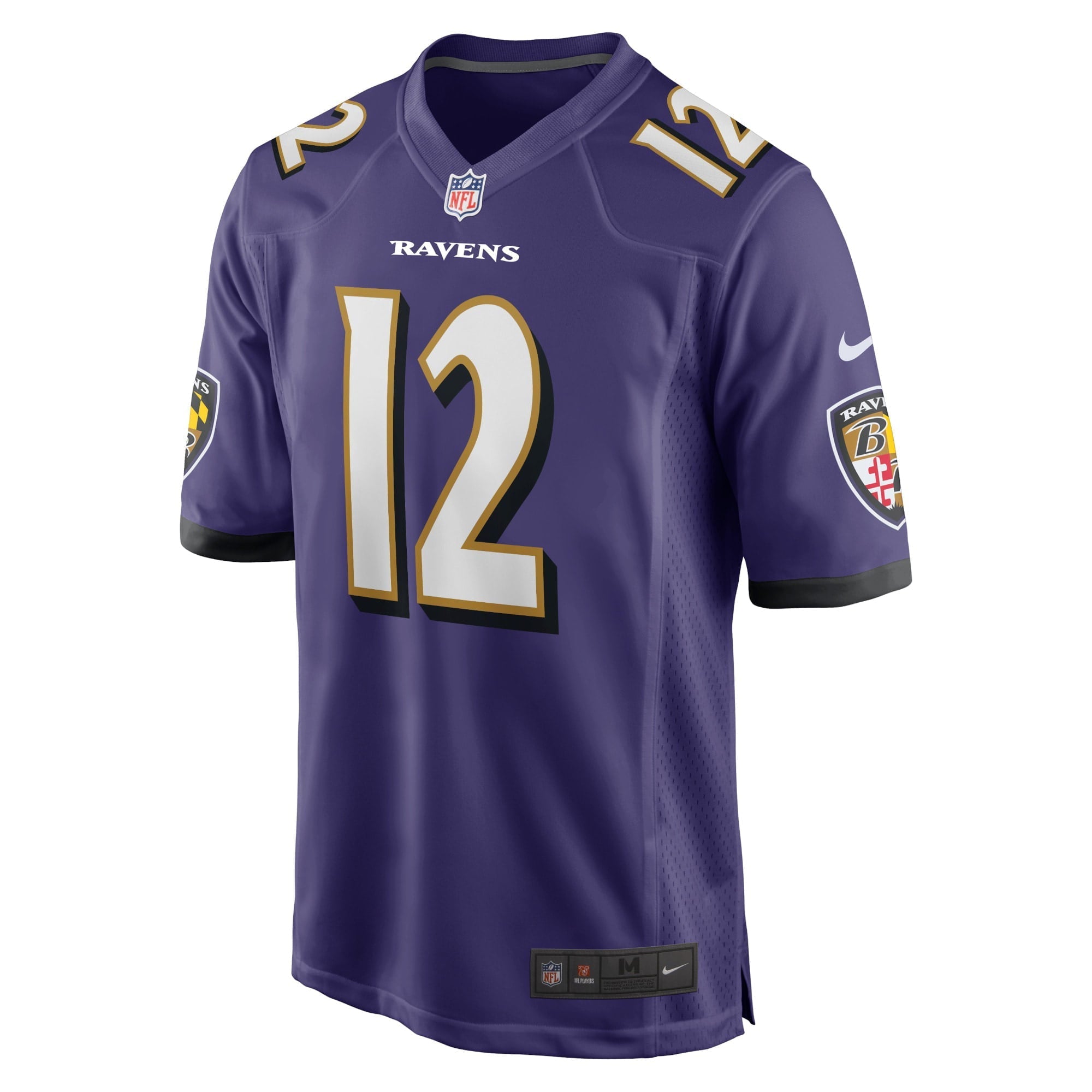 Men's Nike Anthony Brown Purple Baltimore Ravens Player Game Jersey - vstockx