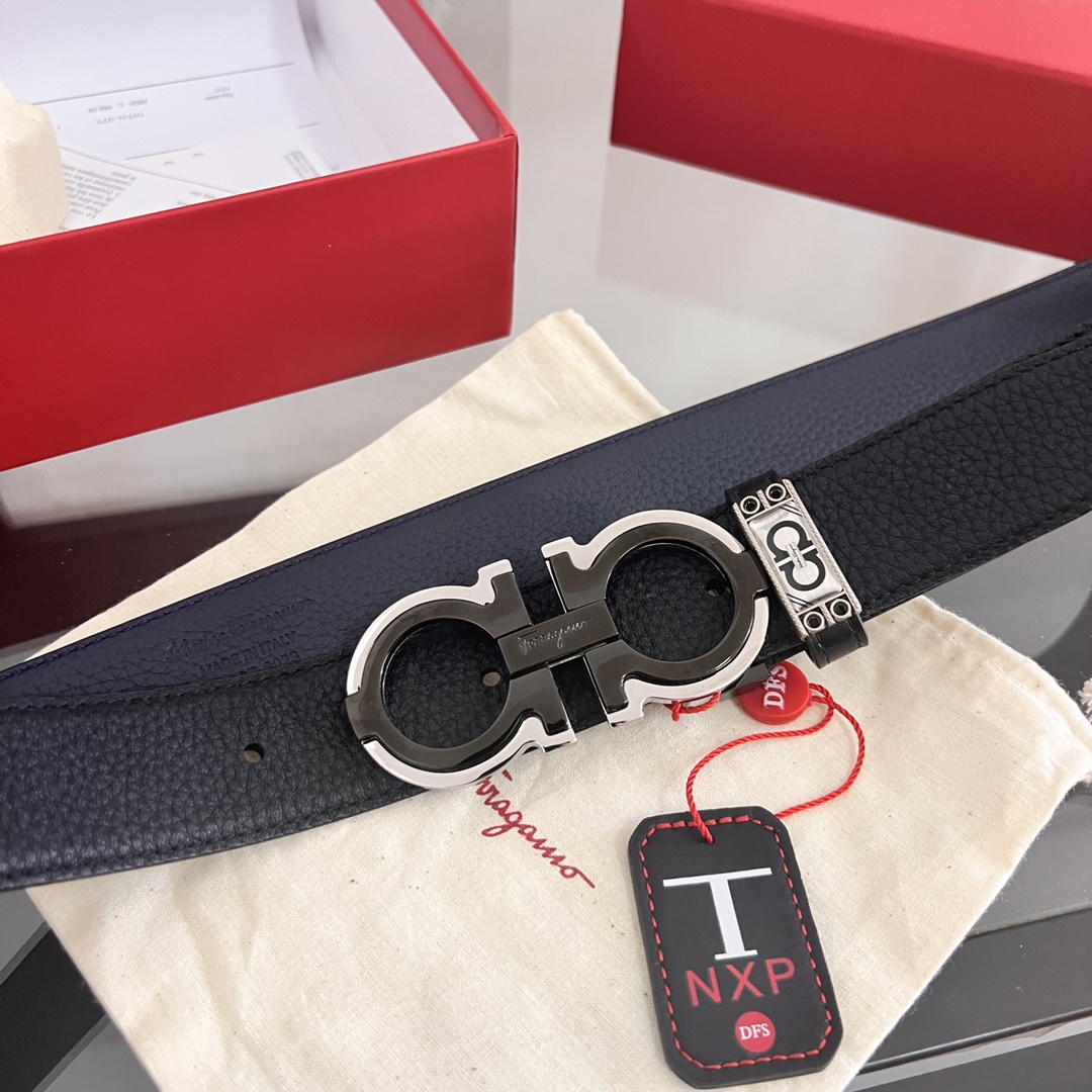 Streetwear Belt Ferragamo 320265 size:3.5cm - vstockx