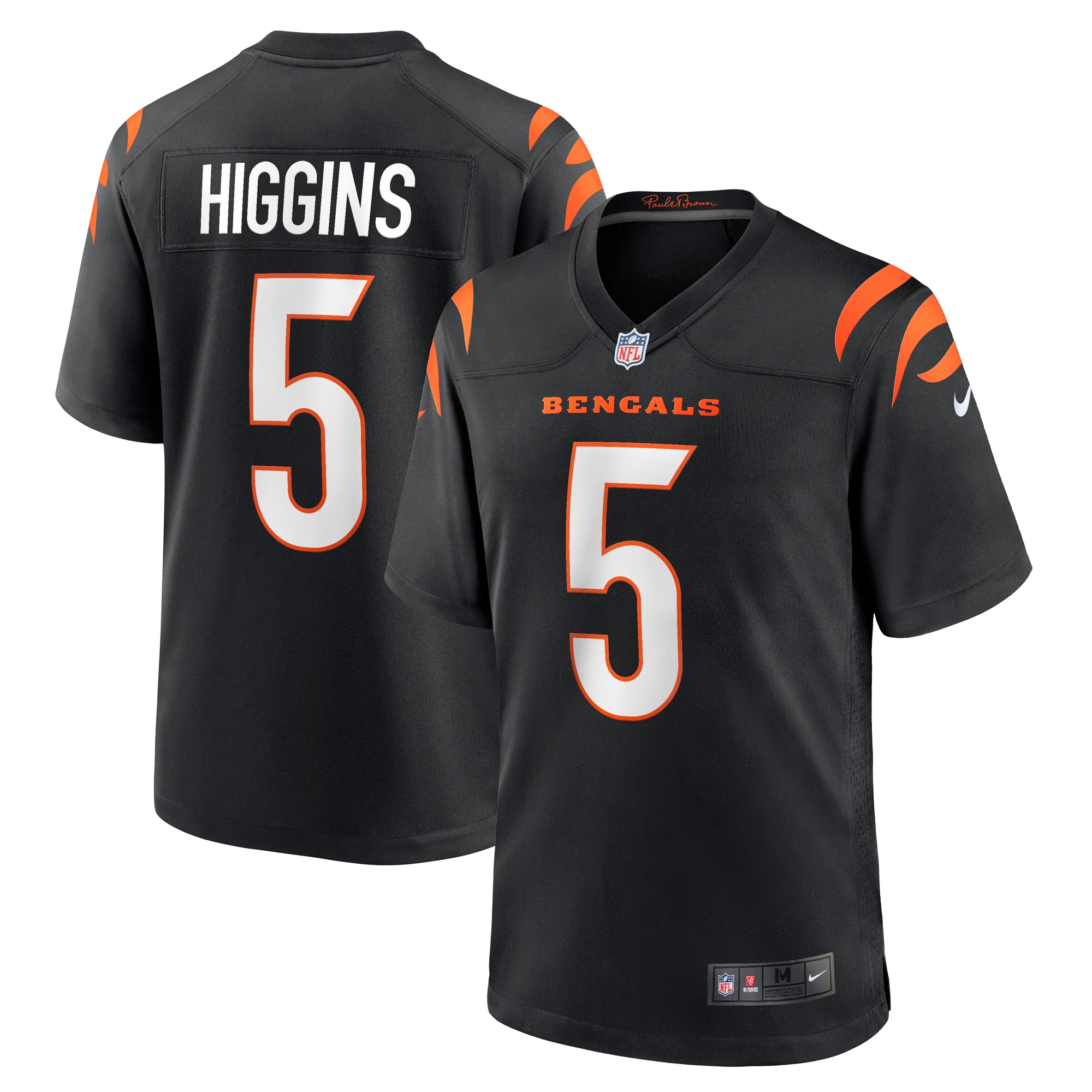 Tee Higgins Cincinnati Bengals Nike Game Player Jersey - Black - vstockx