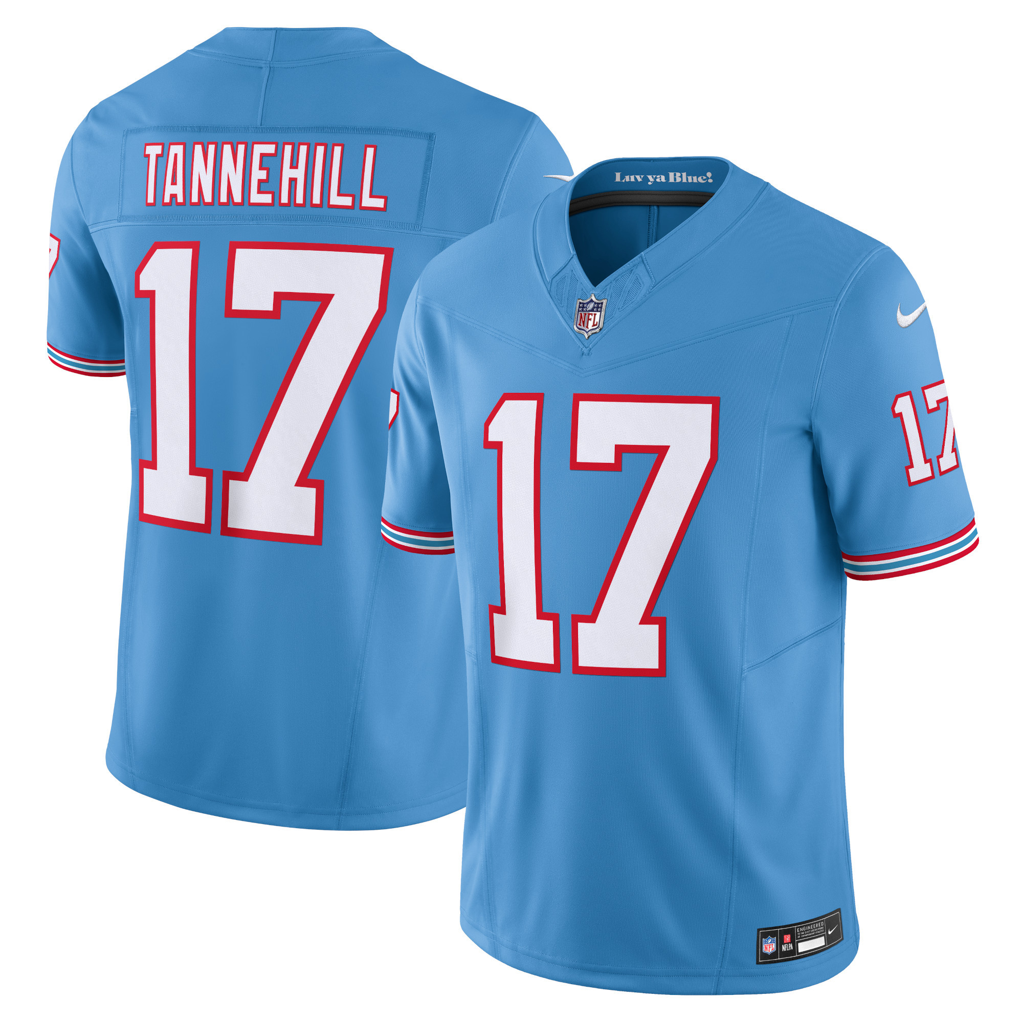 Ryan Tannehill Tennessee Titans Nike Vapor F.U.S.E. Limited Jersey - Light Blue - vstockx