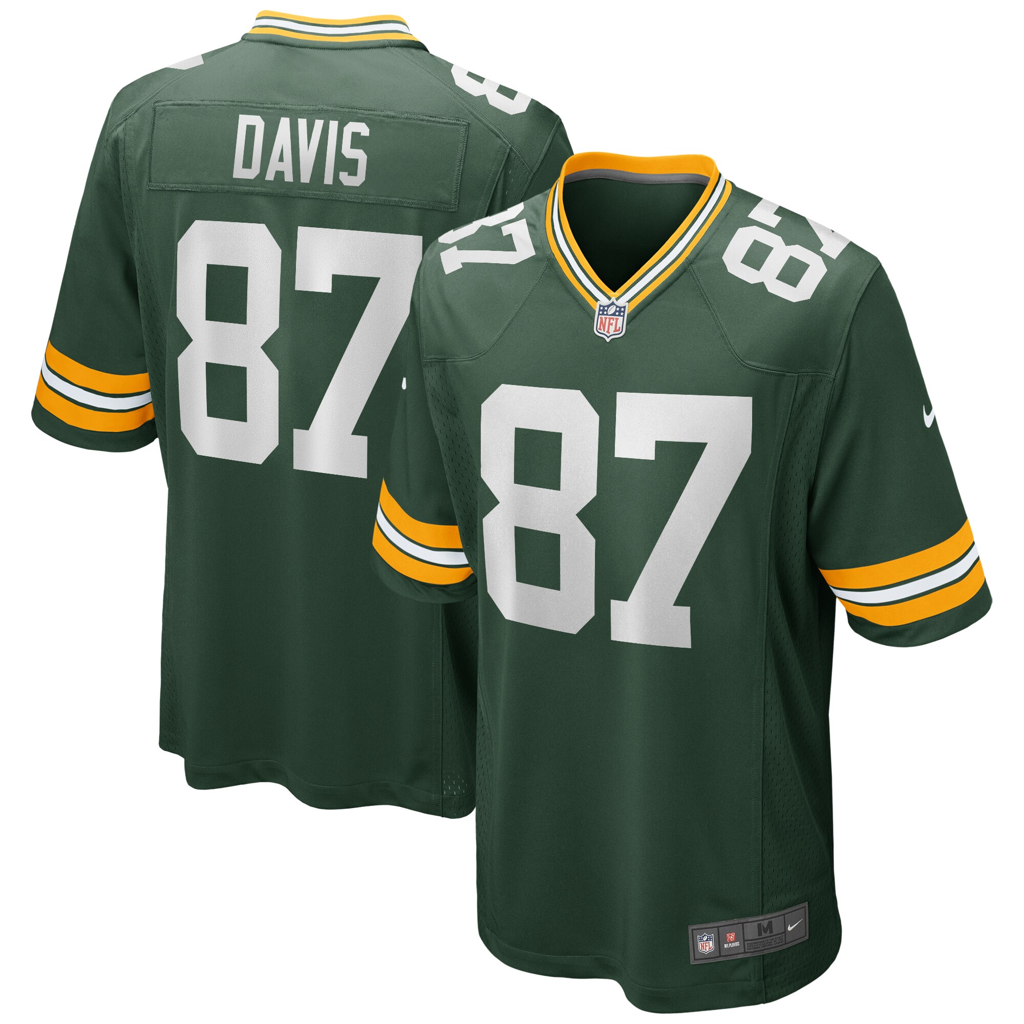 Willie Davis Green Bay Packers Nike Game Retired Player Jersey - Green - vstockx