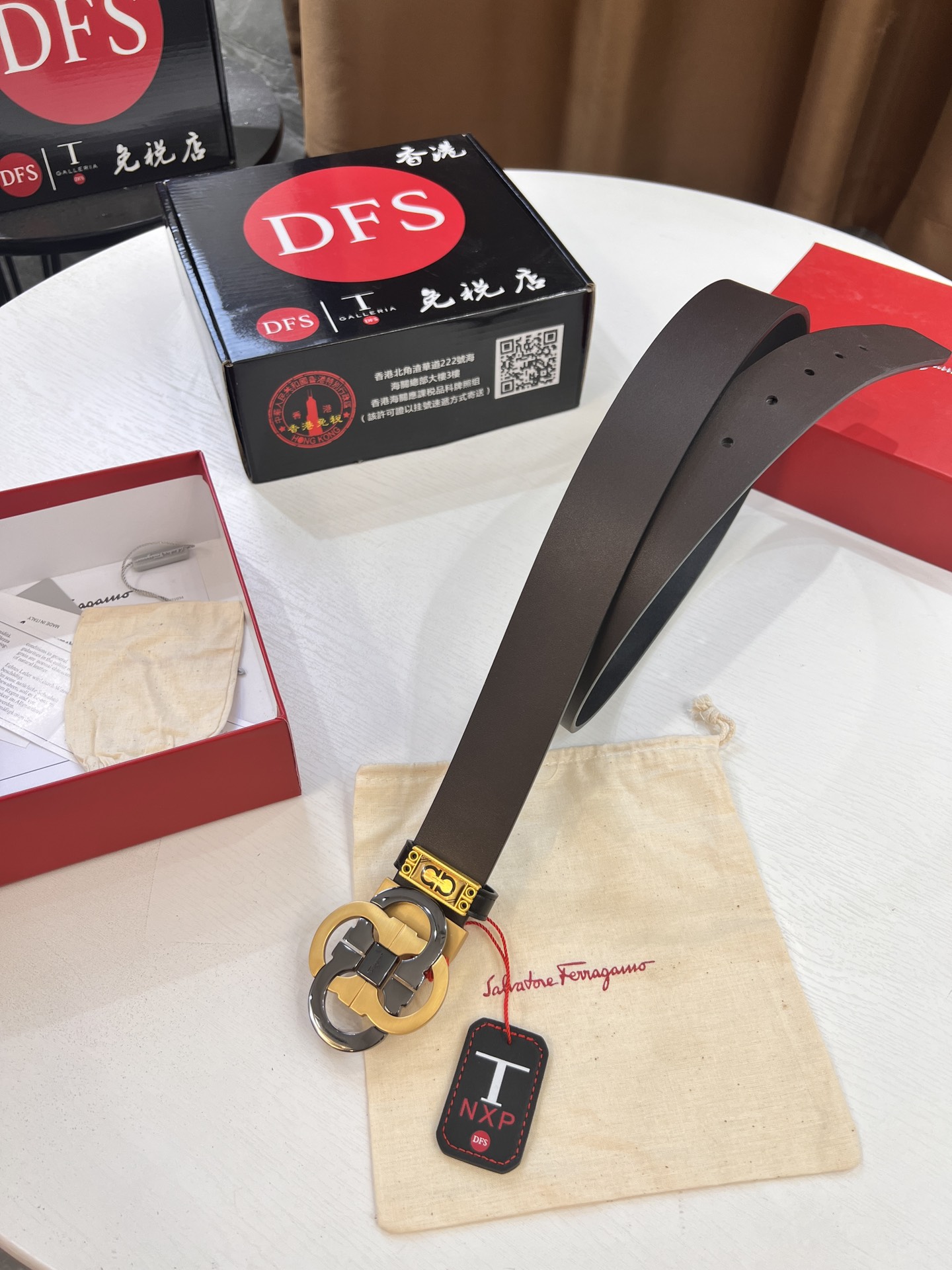 Streetwear Belt Ferragamo 320341 size:3.5cm - vstockx