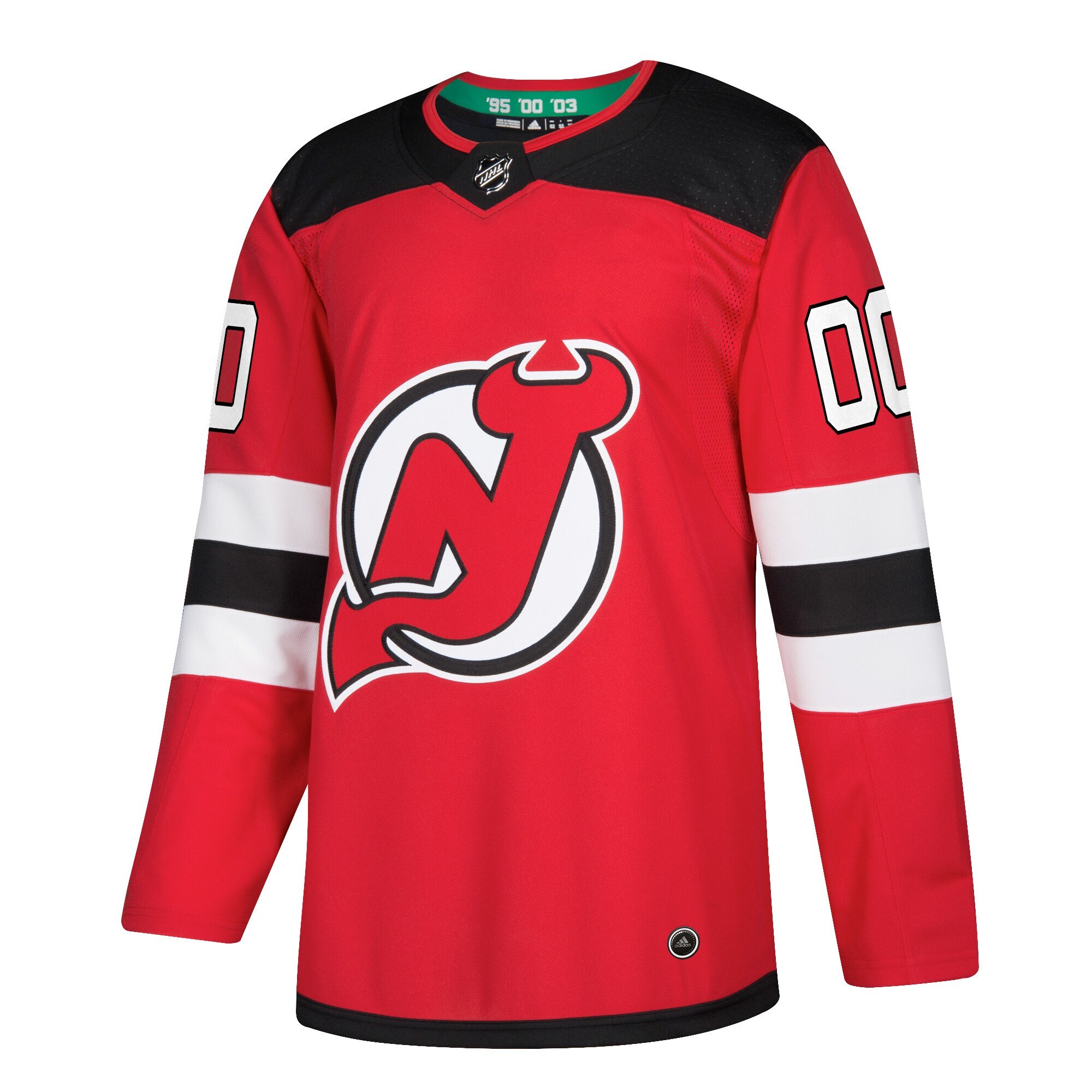 New Jersey Devils adidas Authentic Custom Jersey - Red - vstockx