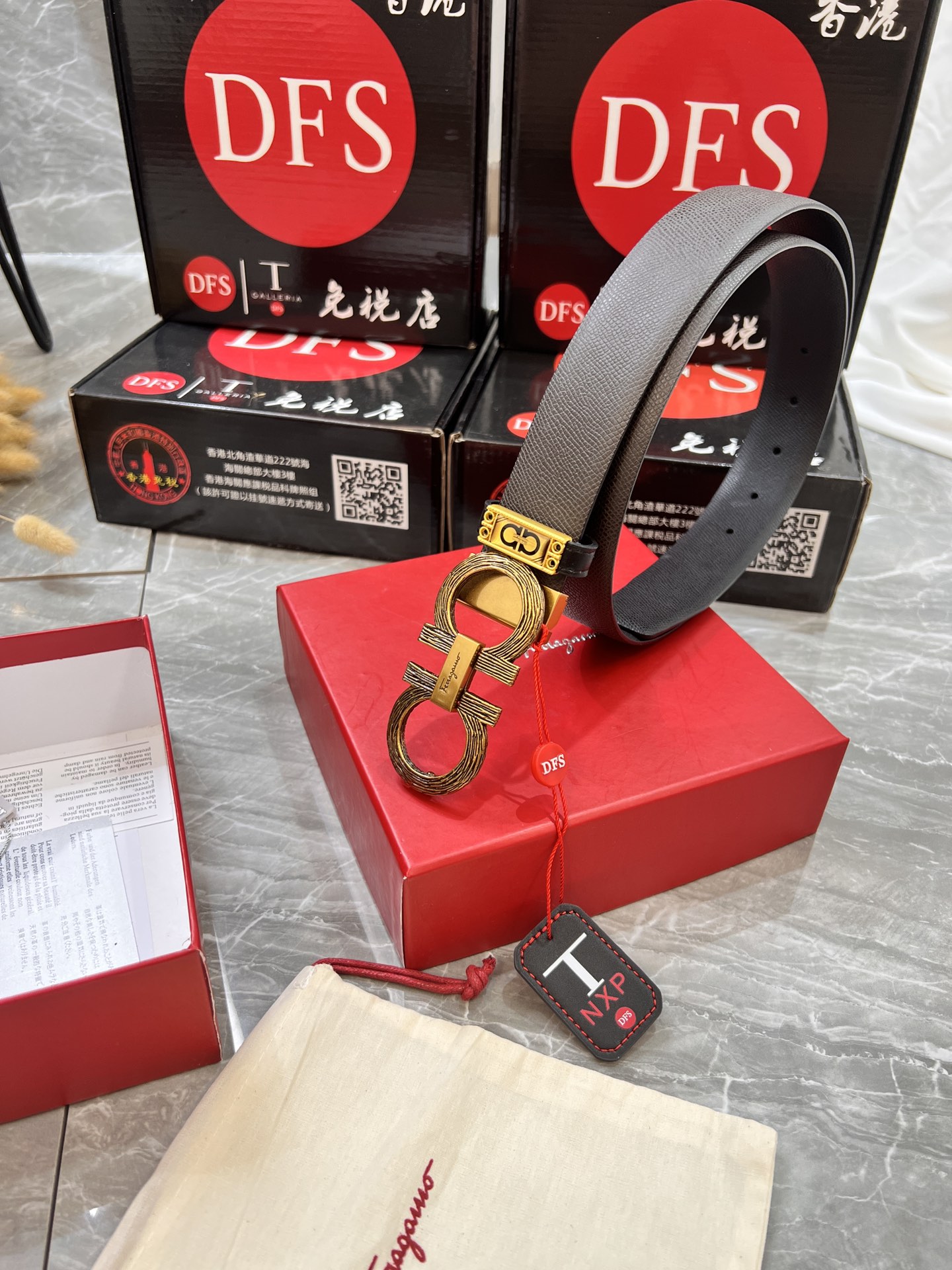 Streetwear Belt Ferragamo 319918 size:3.5cm - vstockx