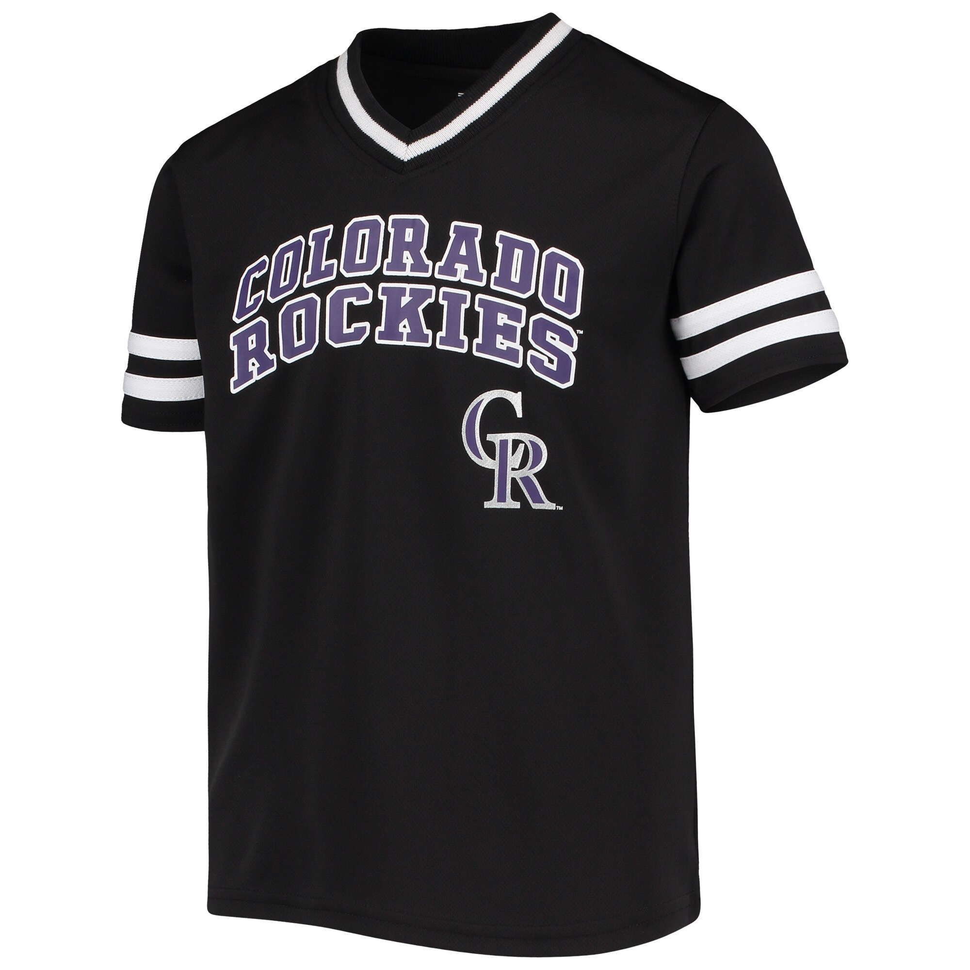 Youth CJ Cron Black Colorado Rockies Player Logo Jersey - vstockx