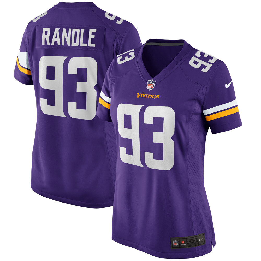 Women's Minnesota Vikings John Randle Game Retired Player Jersey Purple - vstockx