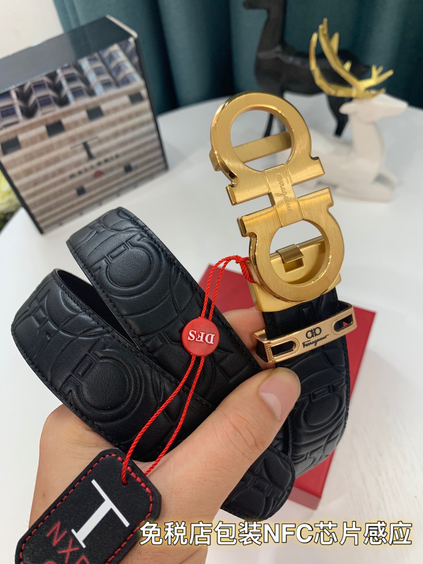 Streetwear Belt Ferragamo 319187 size:3.5cm - vstockx