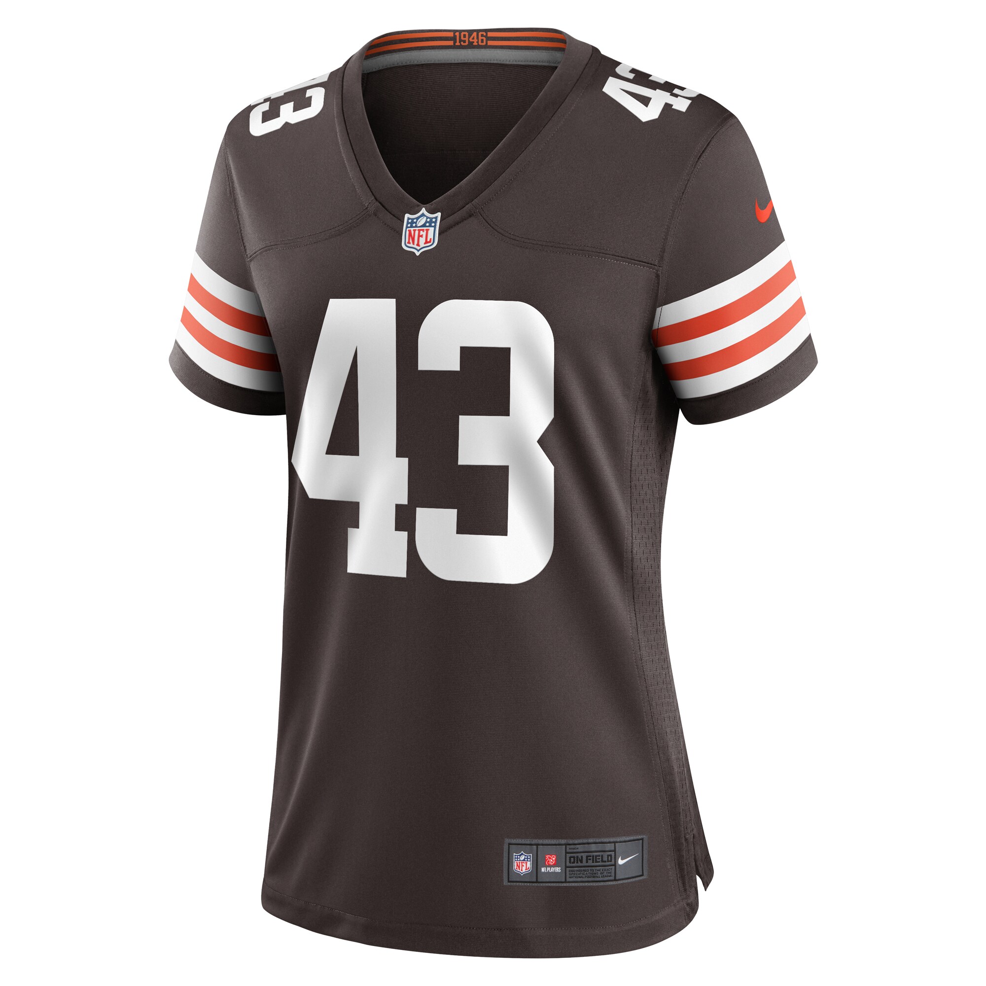 Mohamoud Diabate Cleveland Browns Nike Women's Team Game Jersey - Brown - vstockx