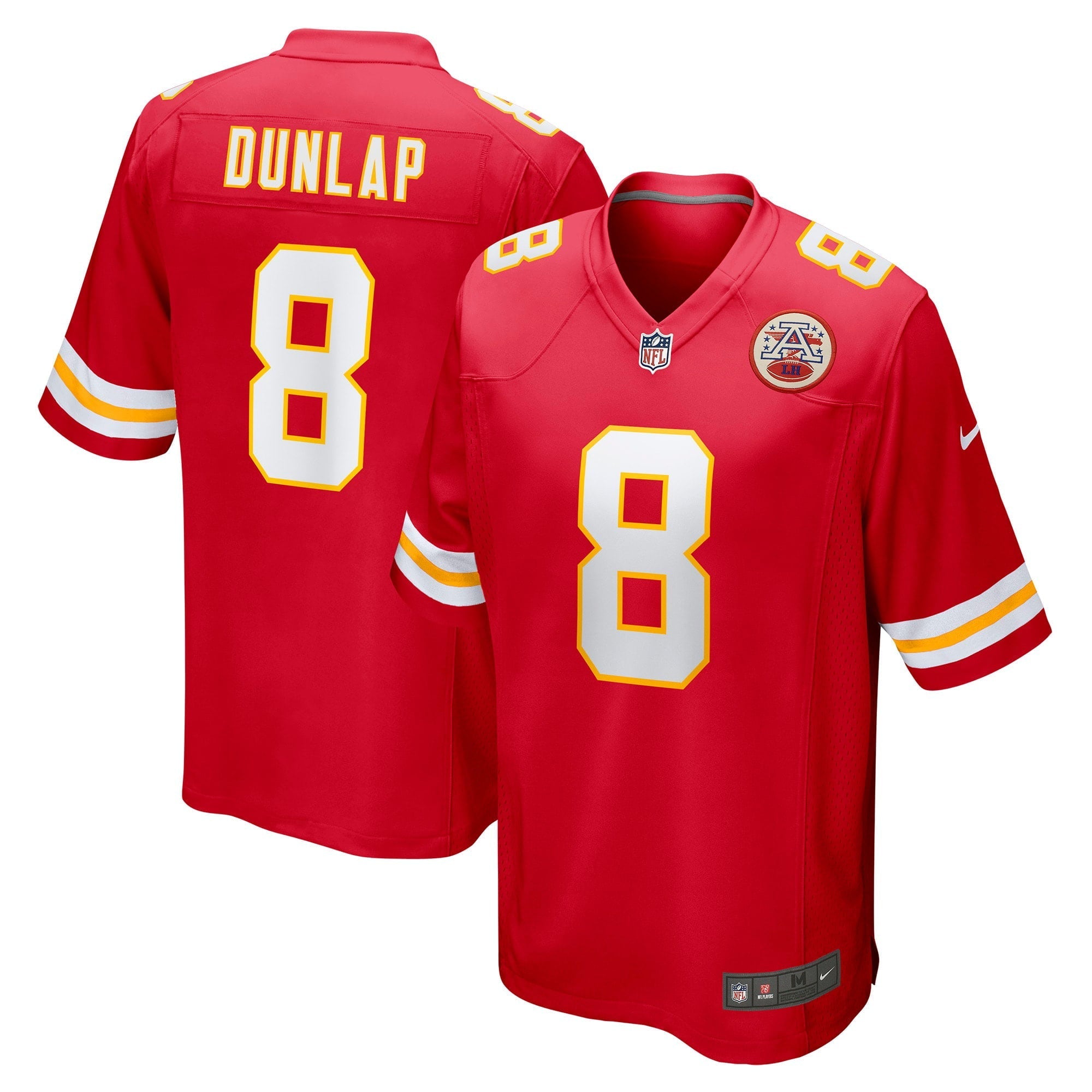 Men's Nike Carlos Dunlap Red Kansas City Chiefs Home Game Player Jersey - vstockx