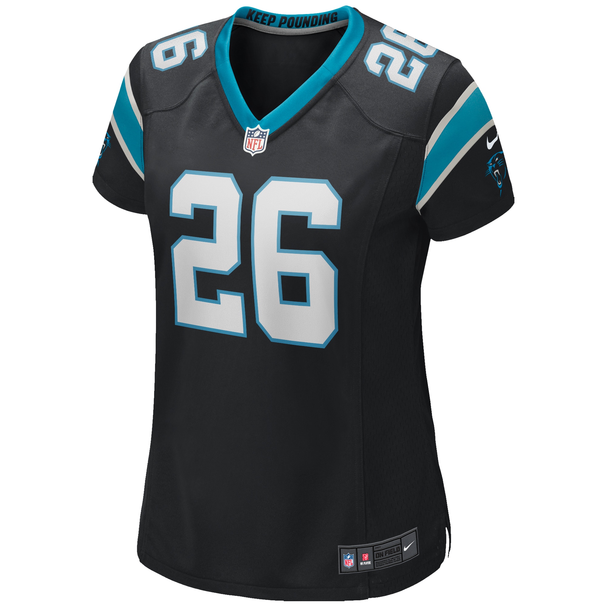 Donte Jackson Carolina Panthers Nike Women's Game Jersey - Black - vstockx