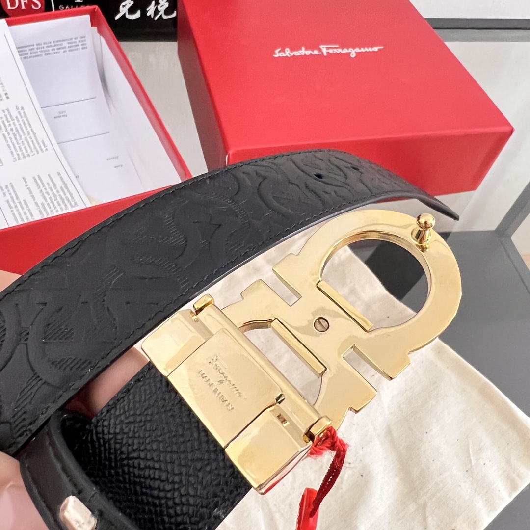 Streetwear Belt Ferragamo 320169 size:3.5cm - vstockx