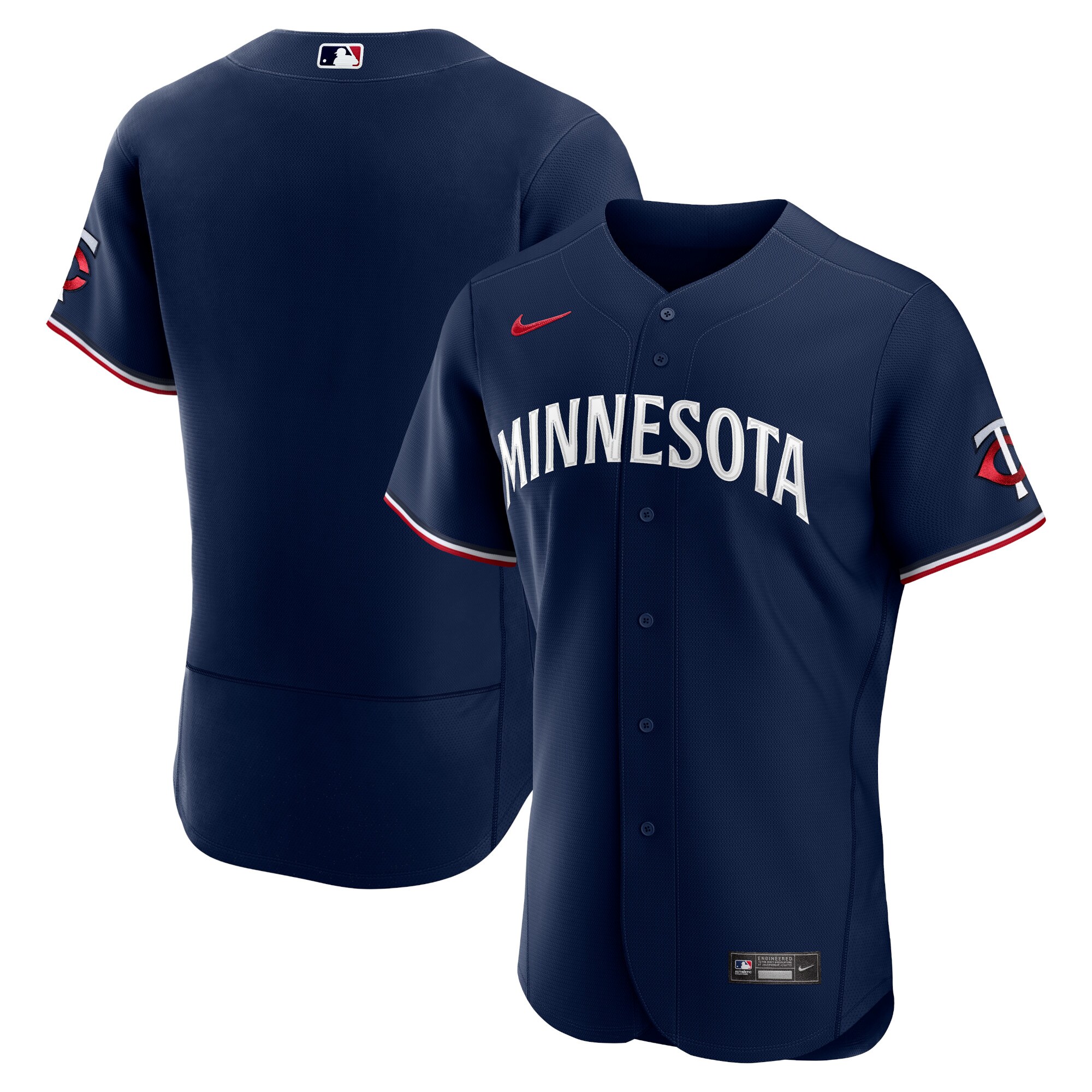 Minnesota Twins Nike Road Alternate 2023 Authentic Team Jersey - Navy - vstockx