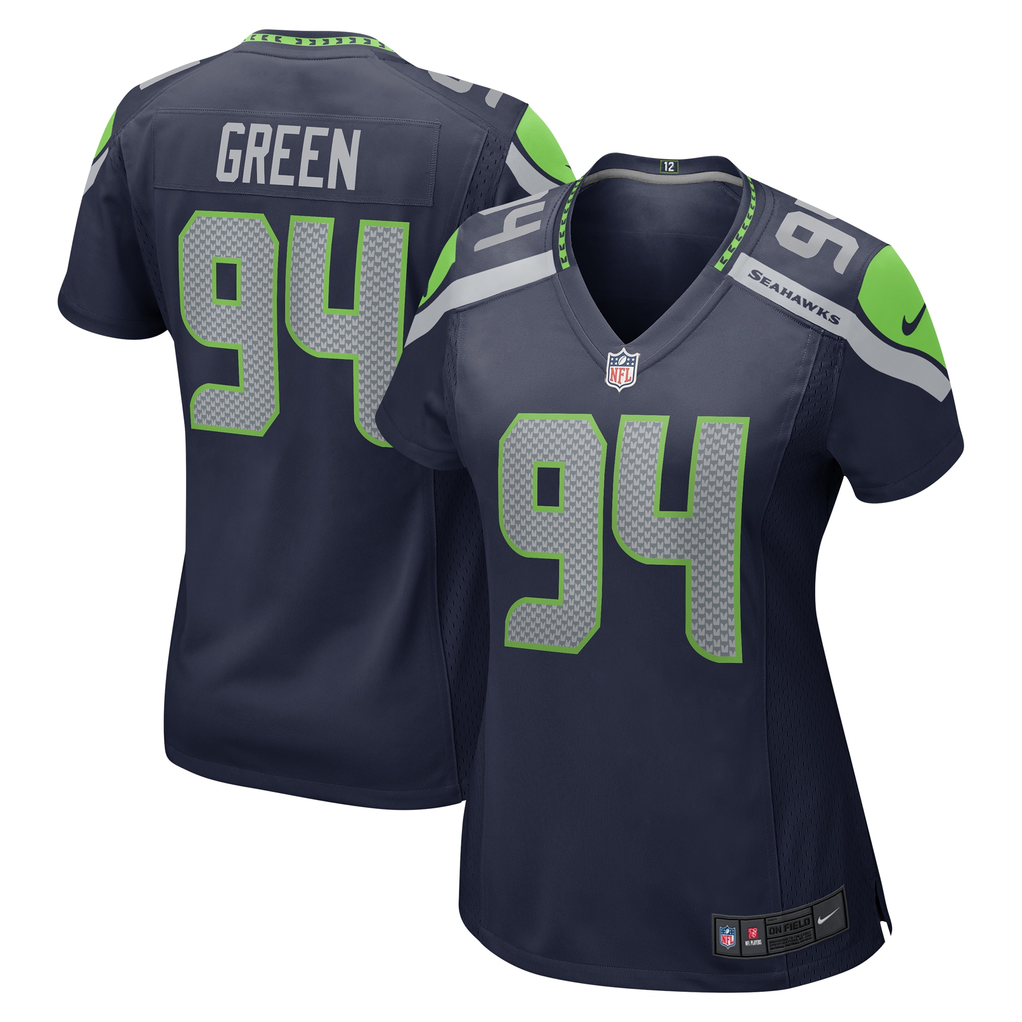 Rasheem Green Seattle Seahawks Nike Women's Game Jersey - College Navy - vstockx