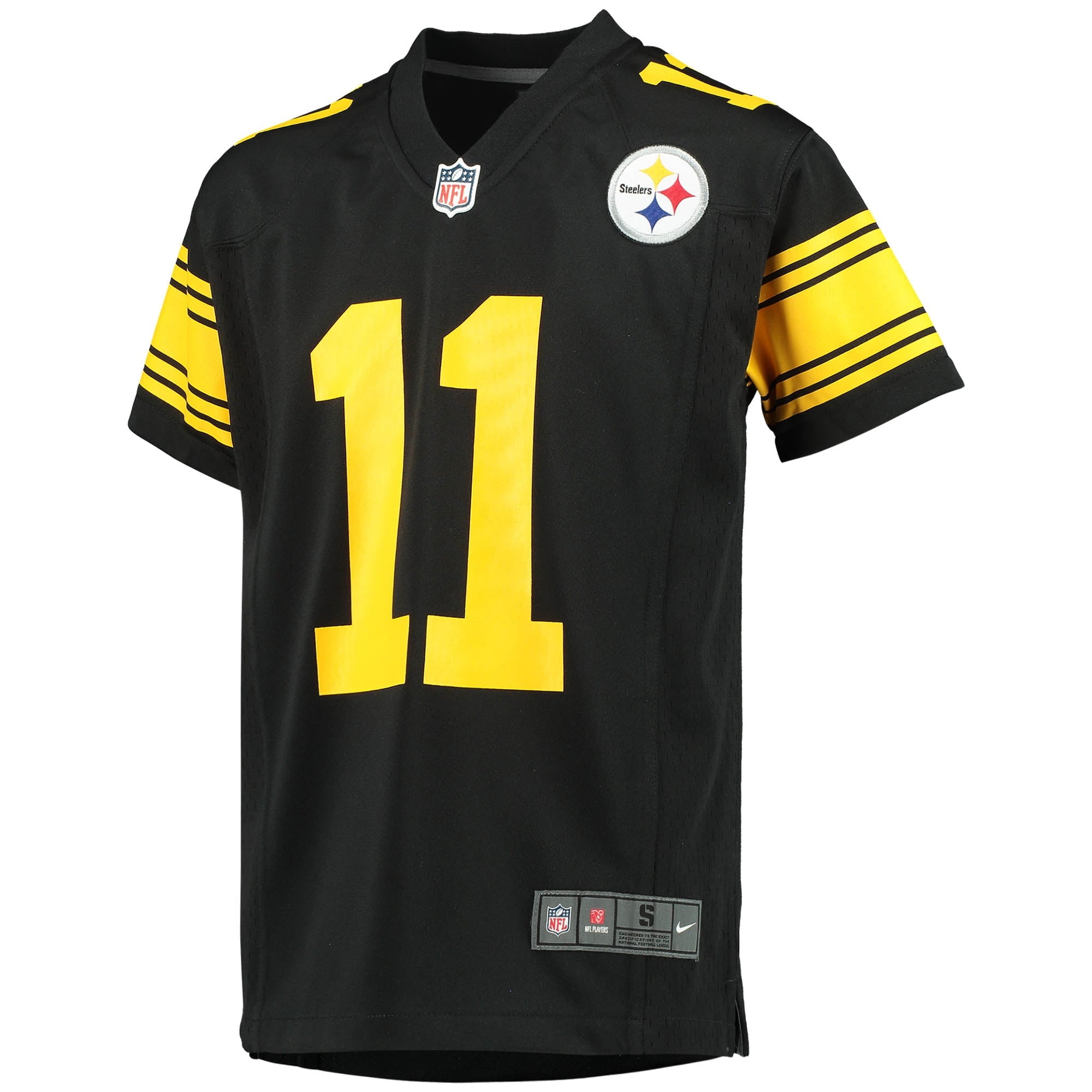 Youth Nike Chase Claypool Black Pittsburgh Steelers Alternate Player Game Jersey - vstockx