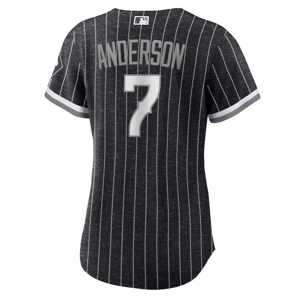 Women's Chicago White Sox Tim Anderson City Connect Replica Jersey - Black - vstockx