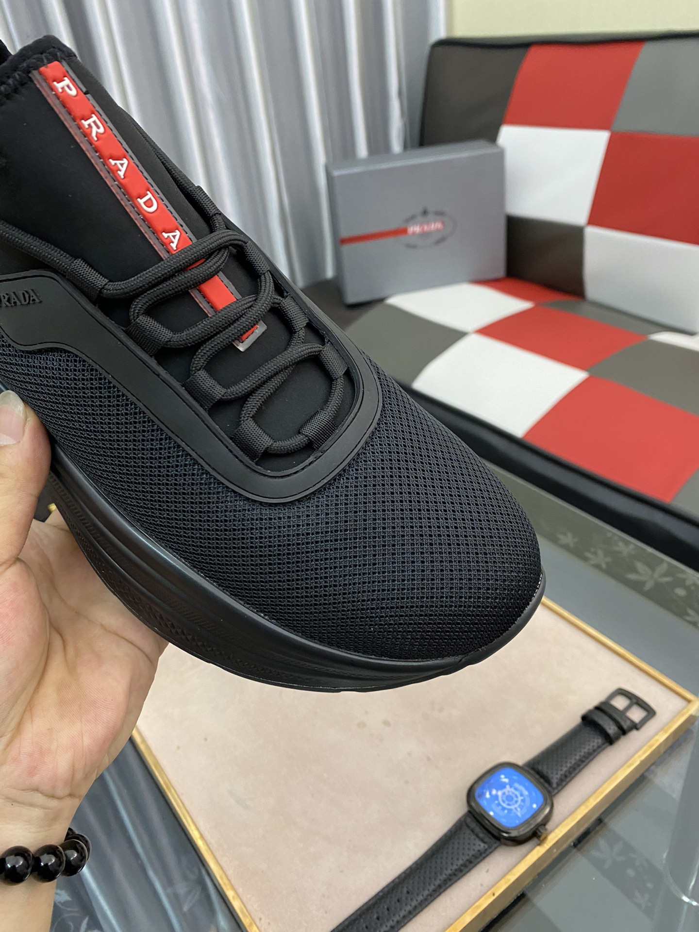 Prada Polyester Sneaker 1 - vstockx