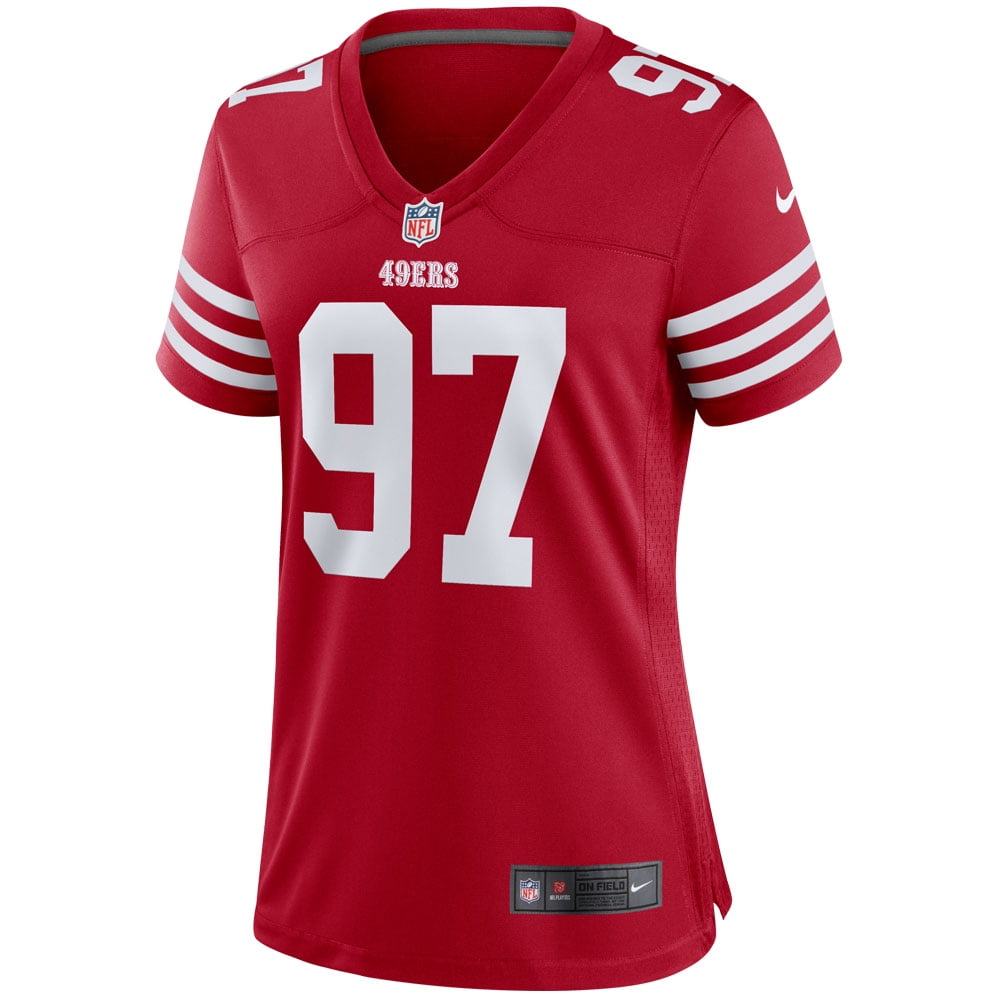 Women's Nike Nick Bosa Scarlet San Francisco 49ers Player Game Jersey - vstockx