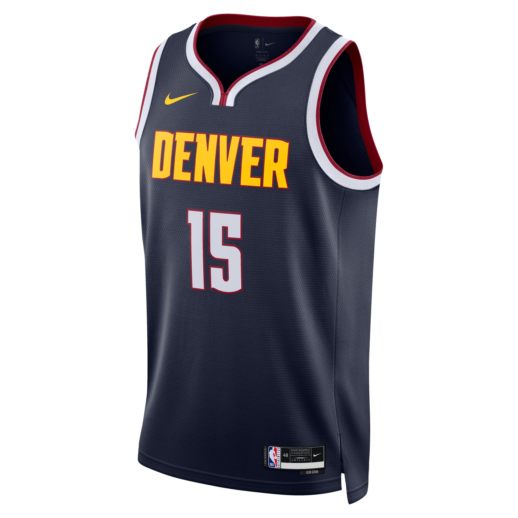 Nikola Jokic Denver Nuggets Nike Unisex Swingman Jersey - Association Edition - Navy - vstockx
