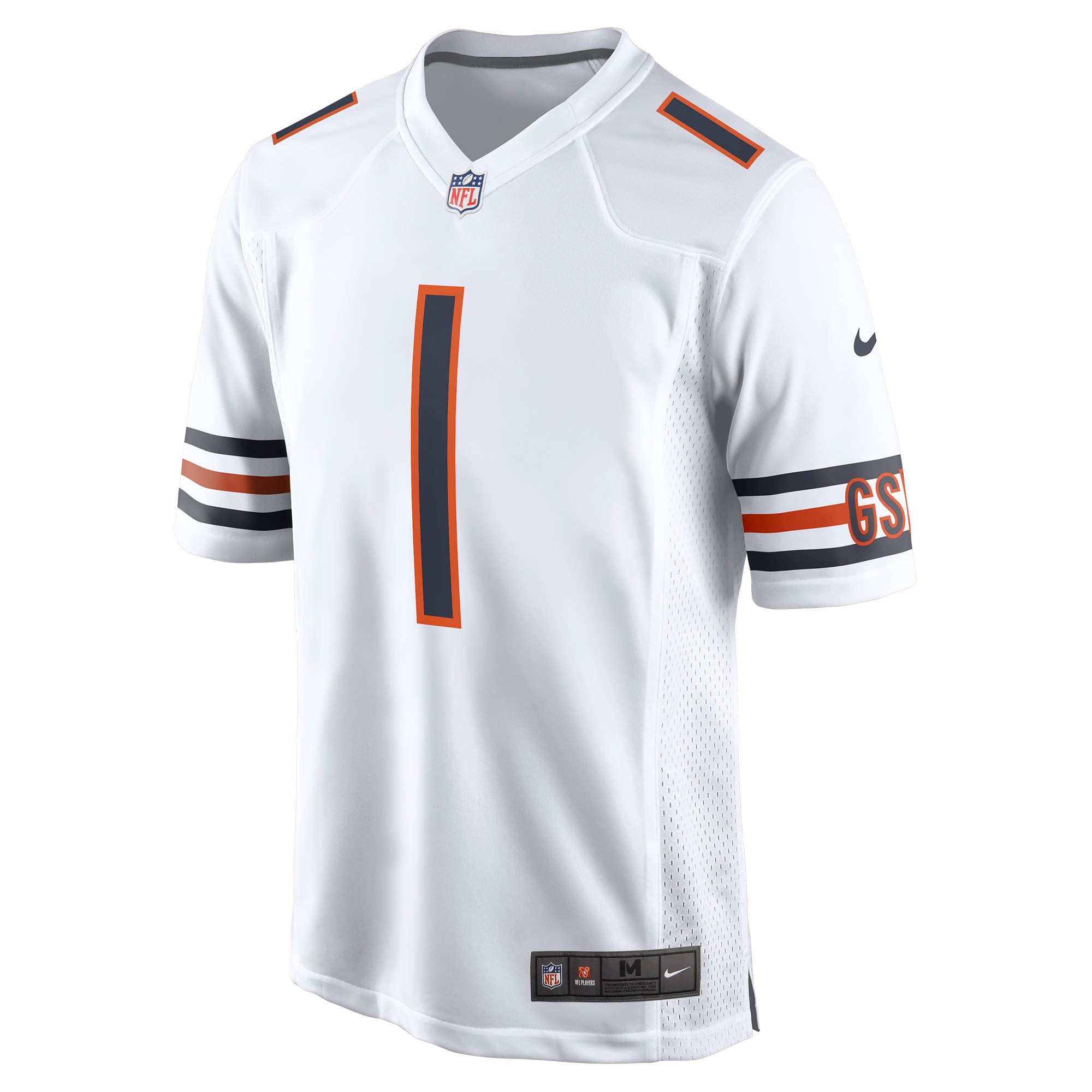 Justin Fields Chicago Bears Nike Player Game Jersey - White - vstockx