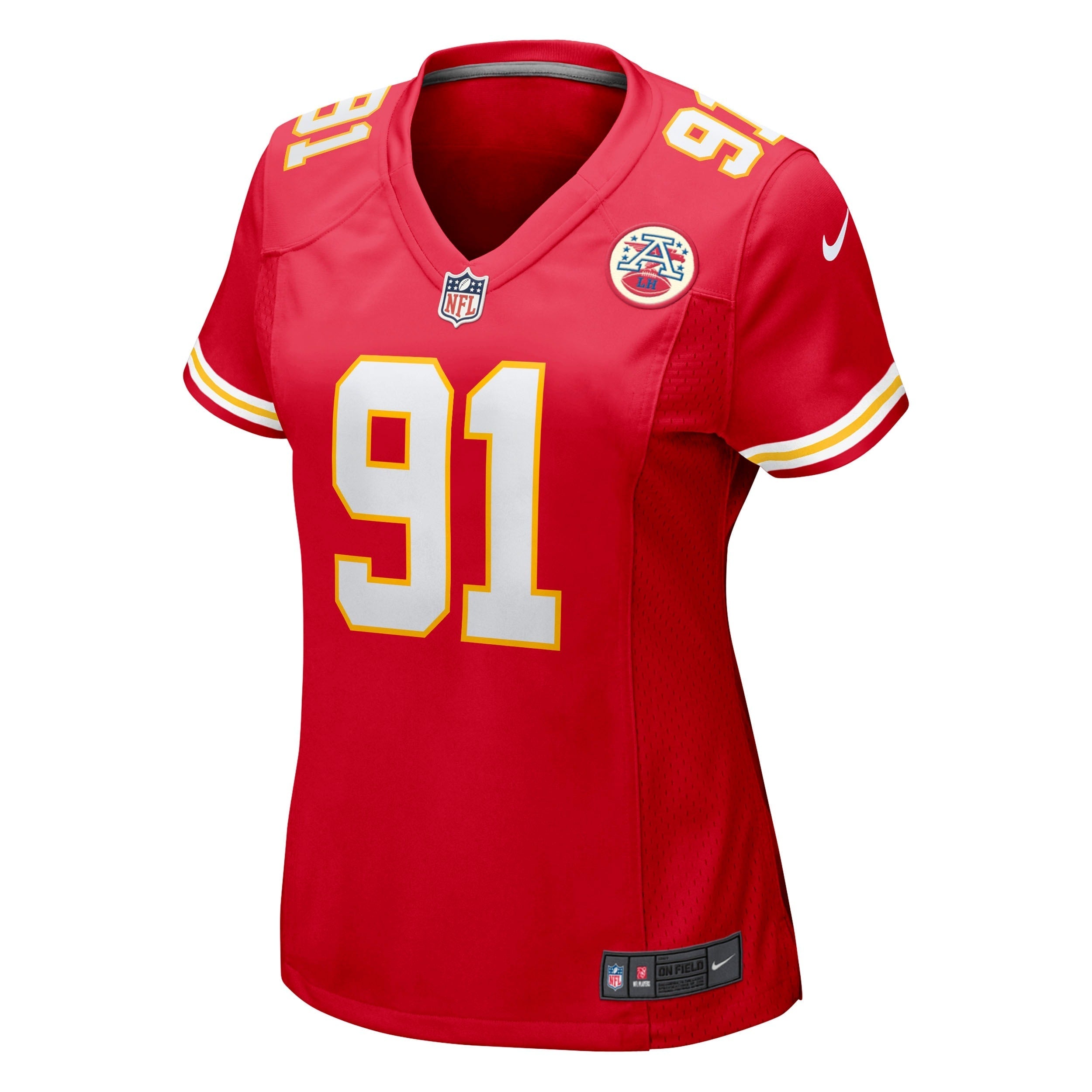 Women's Nike Derrick Nnadi Red Kansas City Chiefs Game Jersey - vstockx