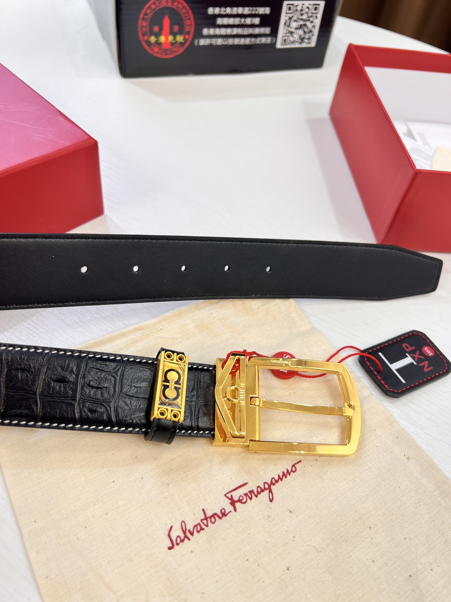 Streetwear Belt Ferragamo 320371 size:3.5cm - vstockx