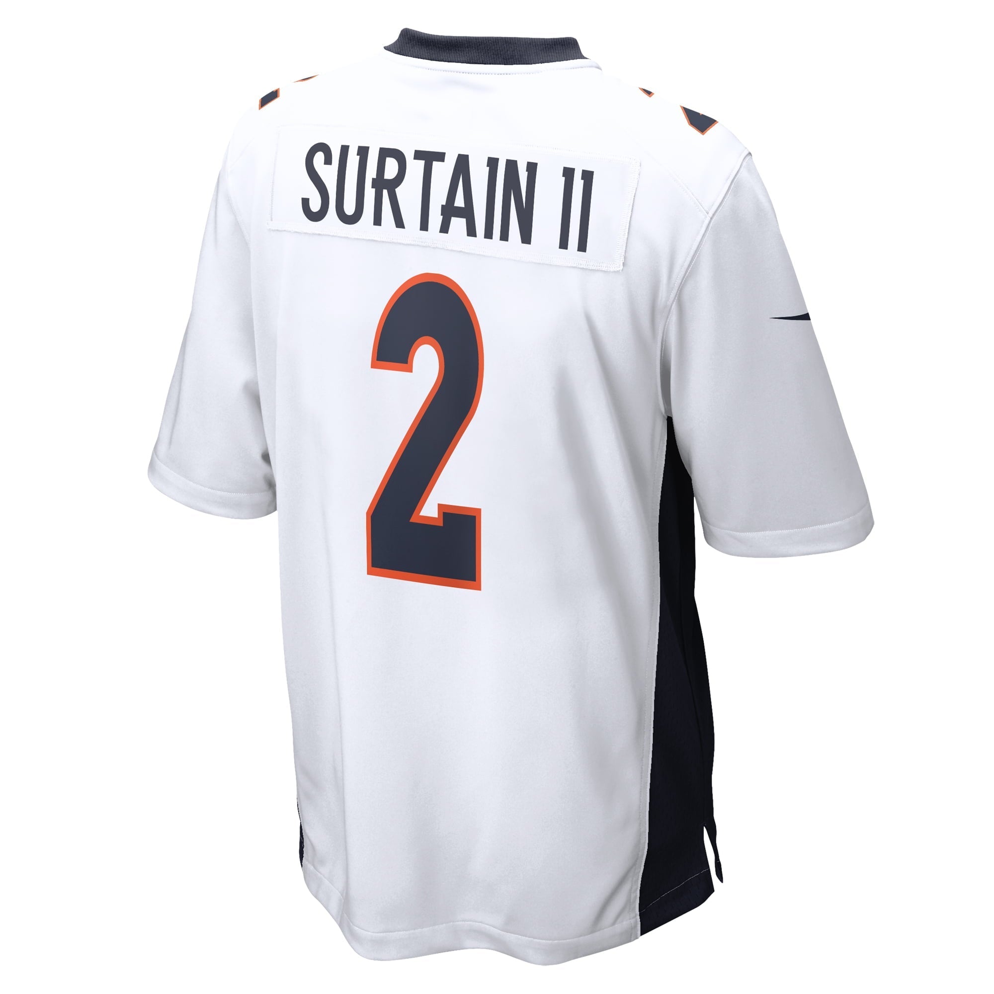 Men's Nike Patrick Surtain II White Denver Broncos Game Jersey - vstockx