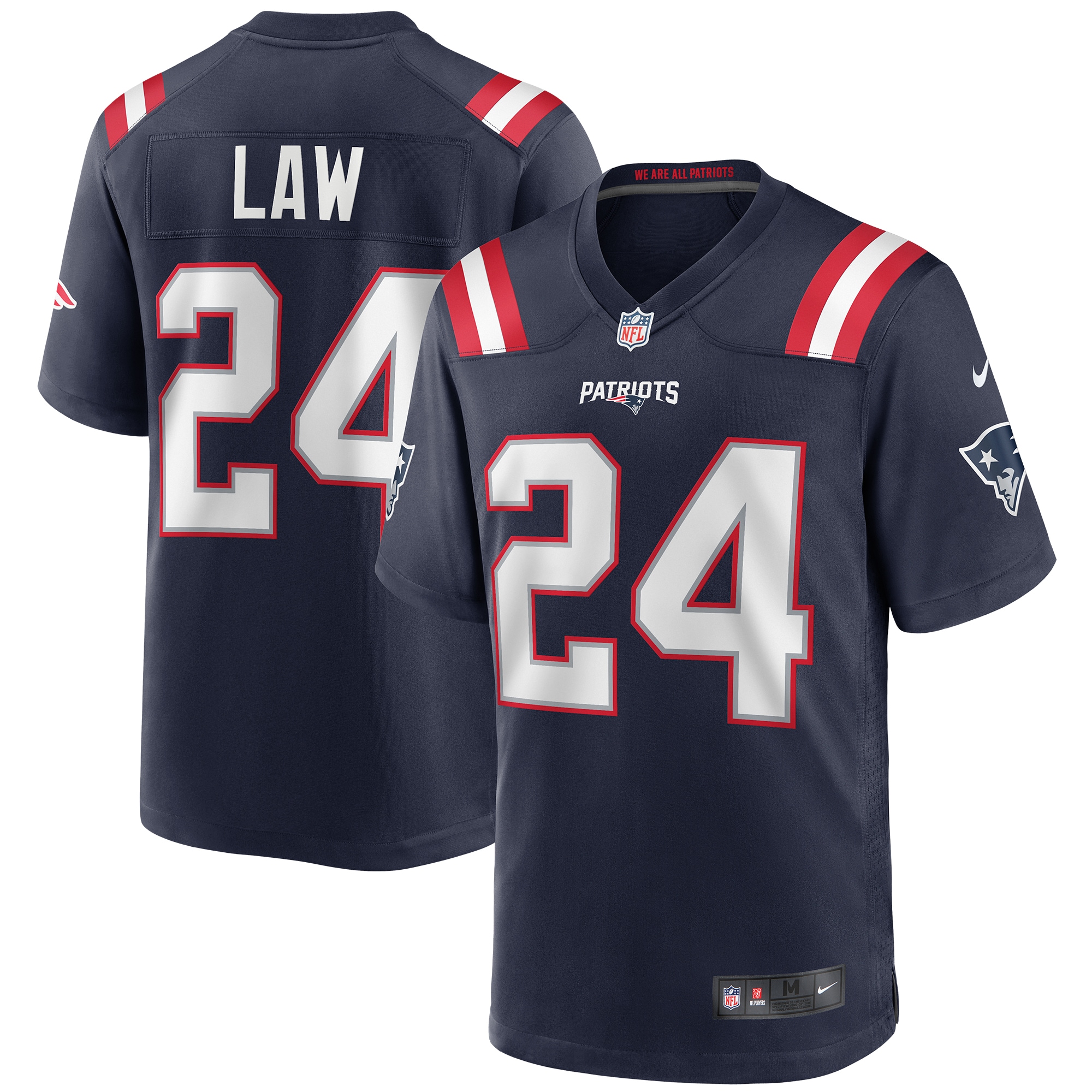 Ty Law New England Patriots Nike Game Retired Player Jersey - Navy - vstockx