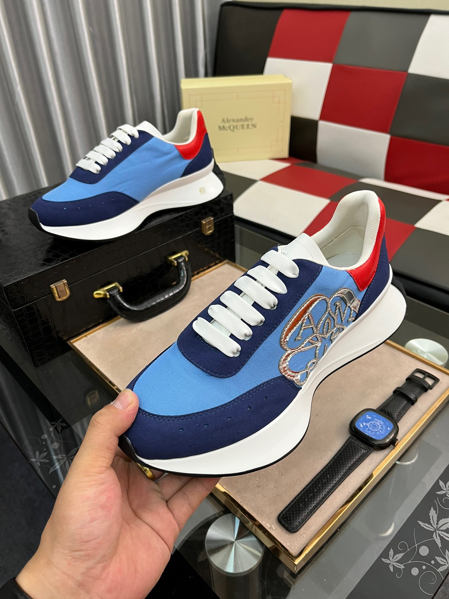 McQueen lace-up casual shoes, everything comfortable size 38-44 - vstockx