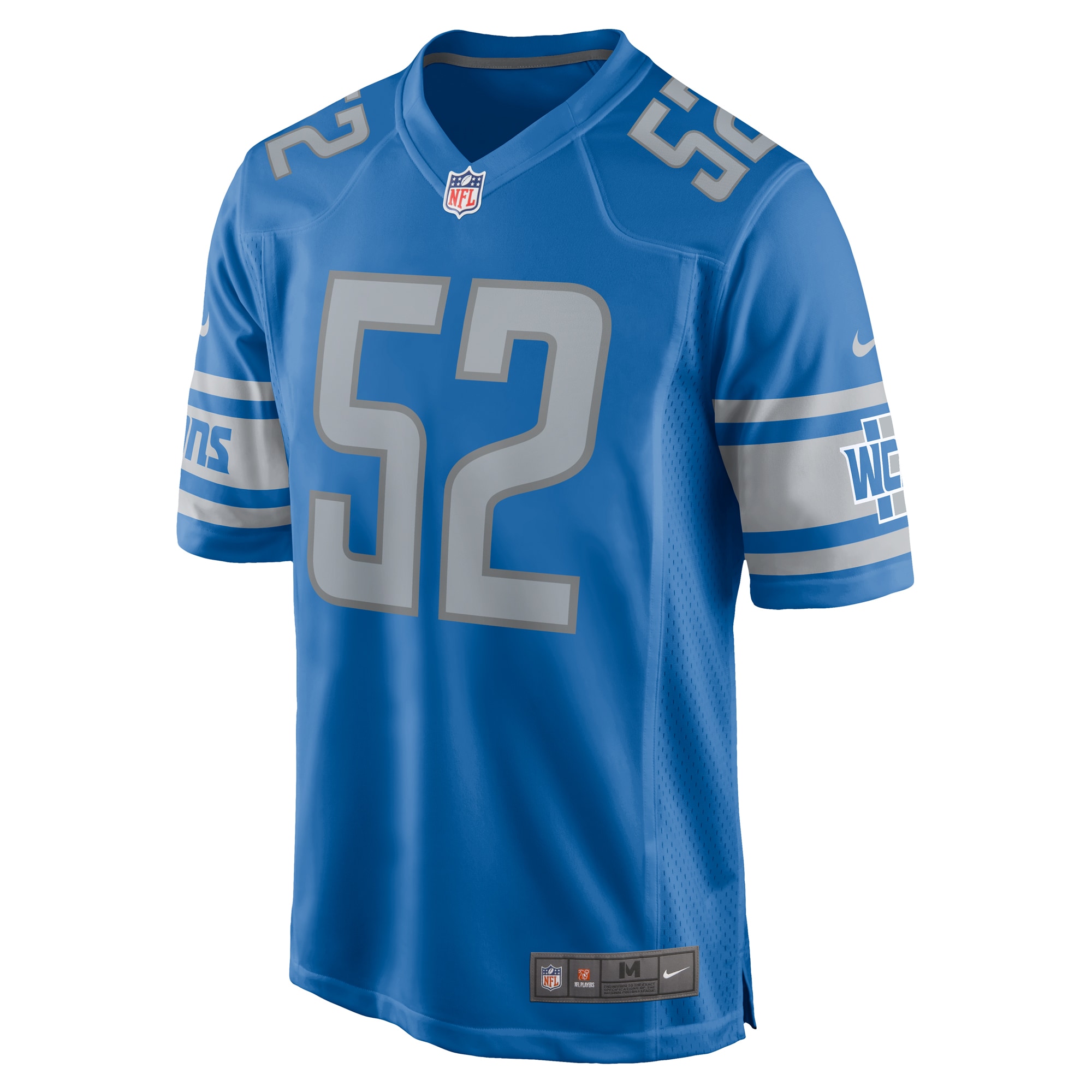 Raymond Johnson III Detroit Lions Nike Team Game Jersey - Blue - vstockx