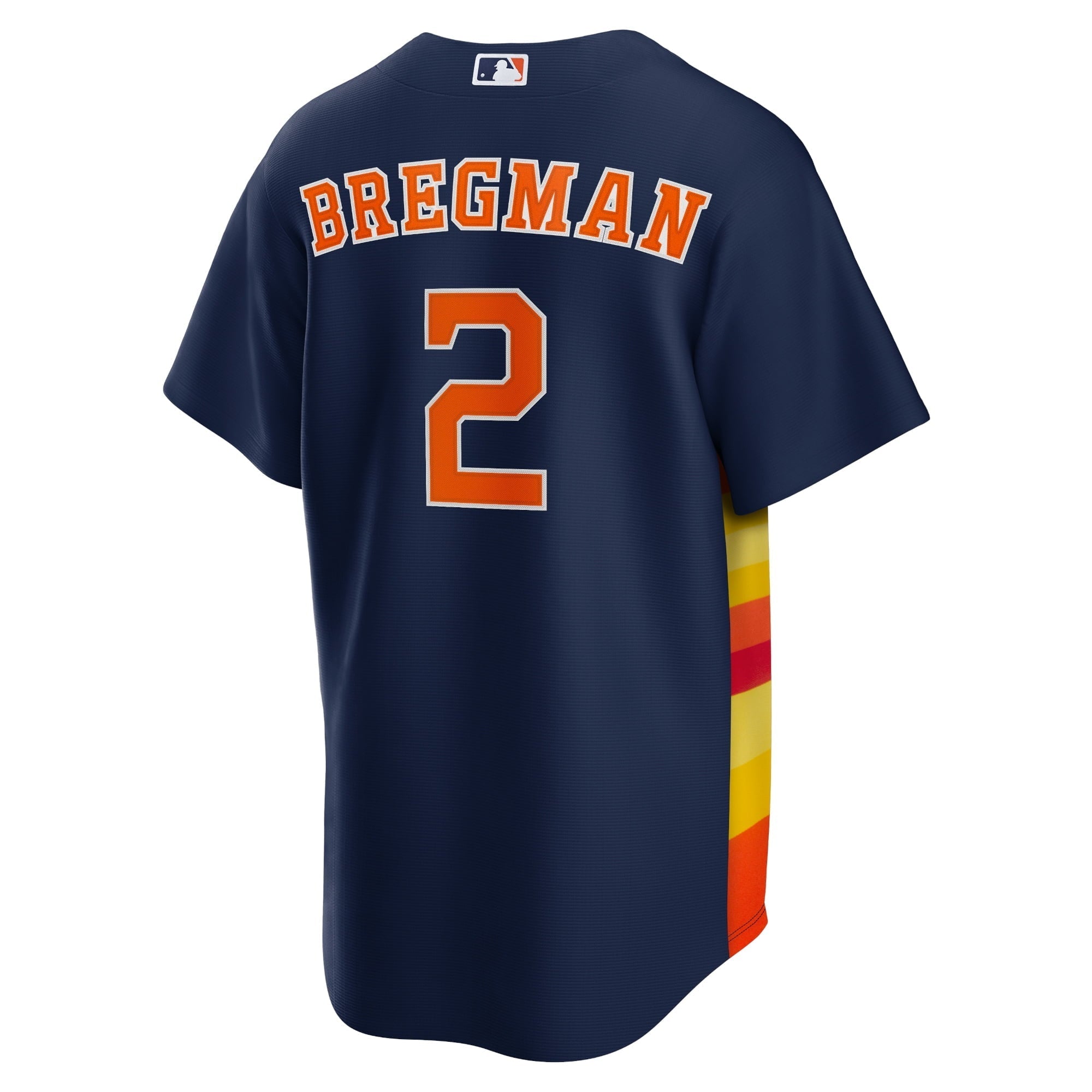 Men's Nike Alex Bregman Navy Houston Astros Alternate Replica Player Name Jersey - vstockx