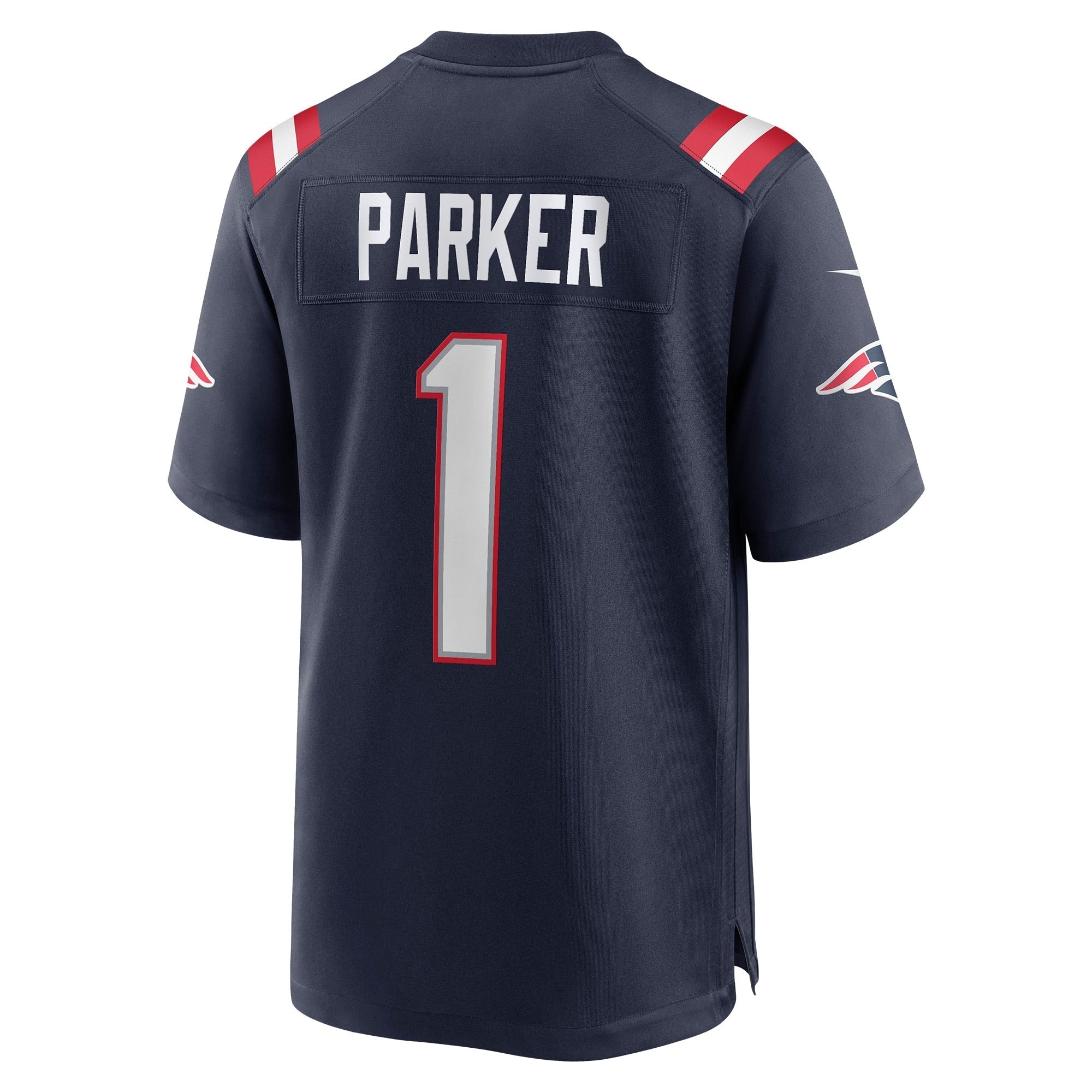 Men's Nike DeVante Parker Navy New England Patriots Game Jersey - vstockx