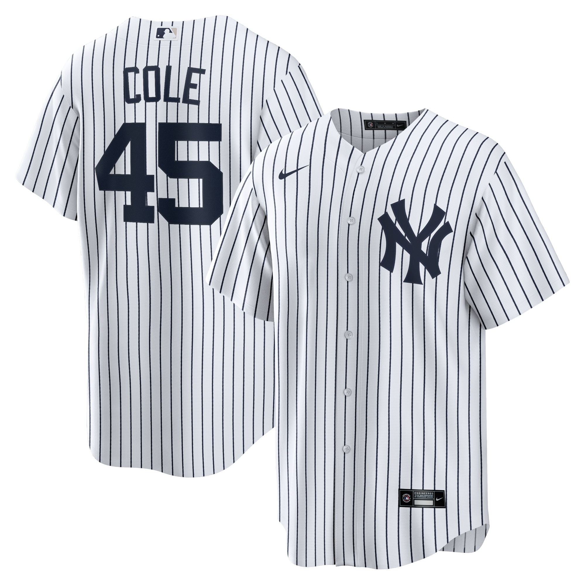 Gerrit Cole New York Yankees Nike Home Replica Player Name Jersey - White - vstockx