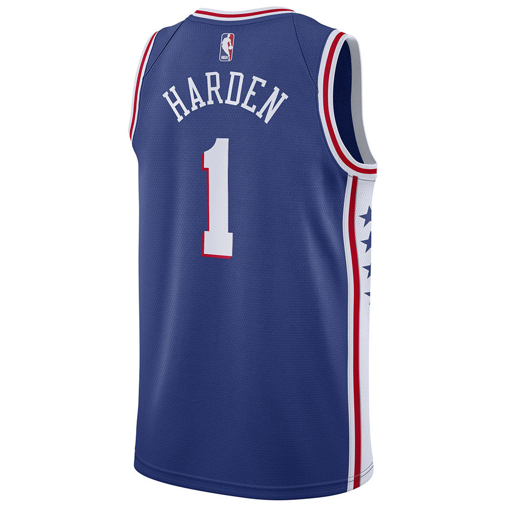 Youth Philadelphia 76ers James Harden Icon Edition Jersey - Blue - vstockx