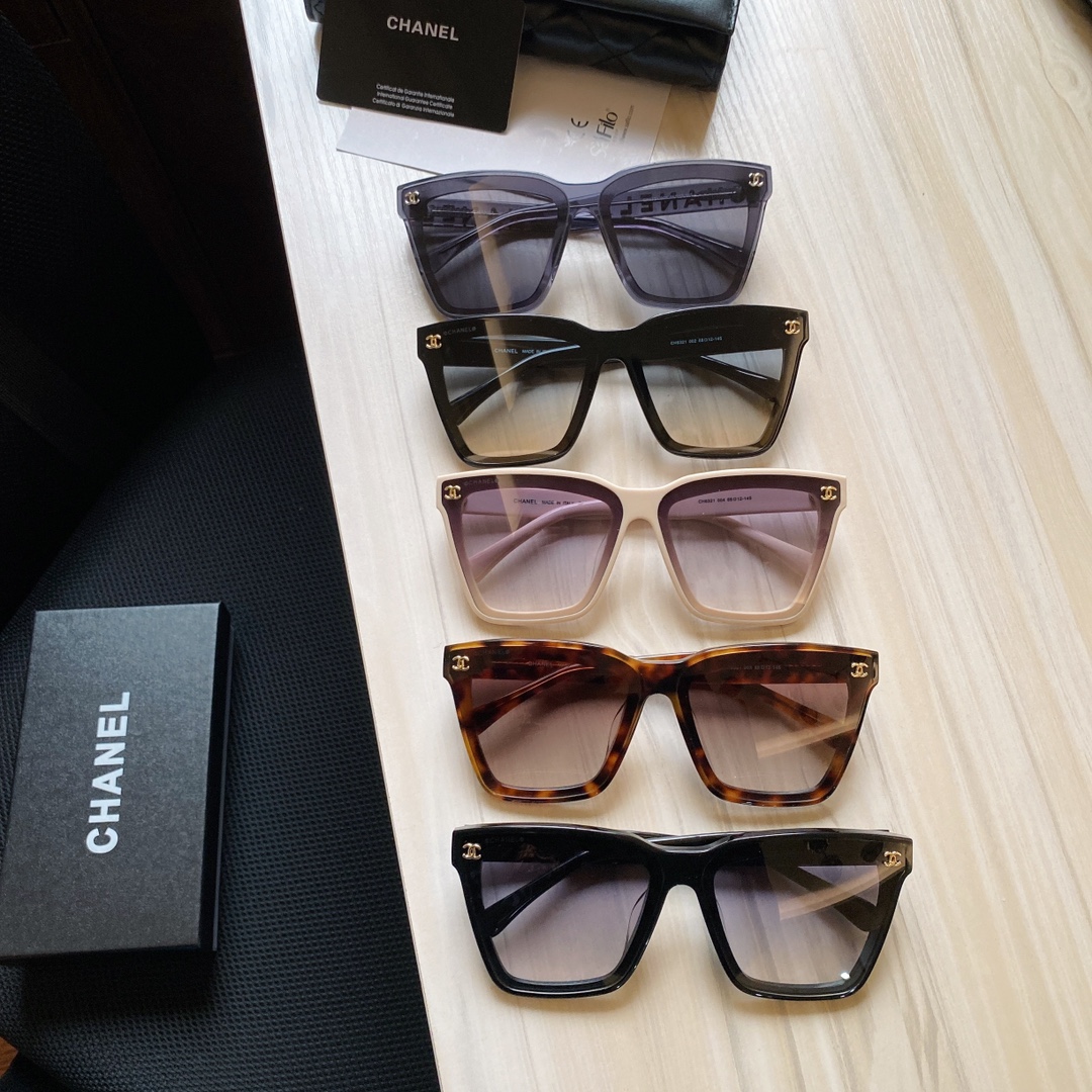 Sunglasses Chanel CH6321 size 68��12-145 - vstockx