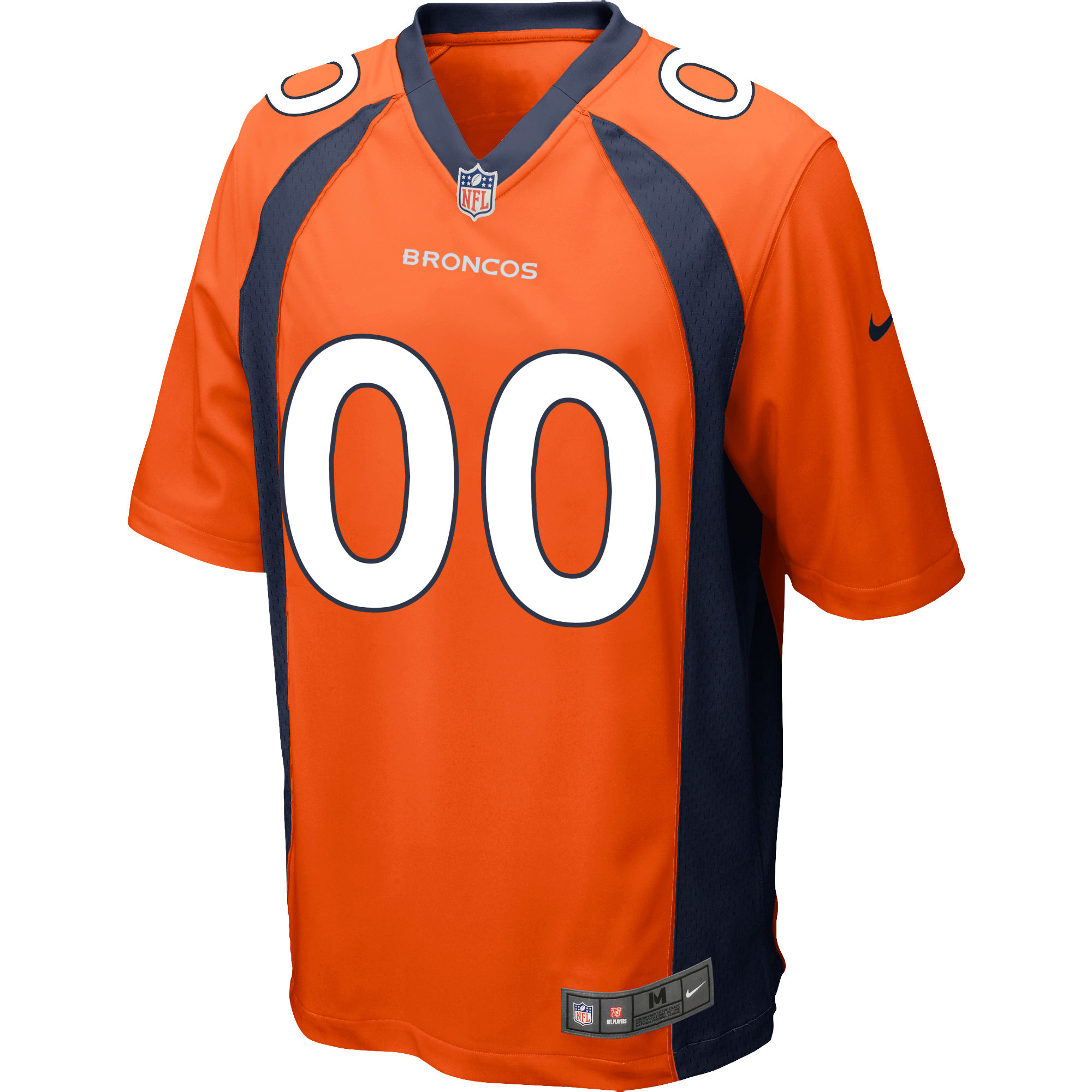 Denver Broncos Nike Custom Game Jersey - Orange - vstockx