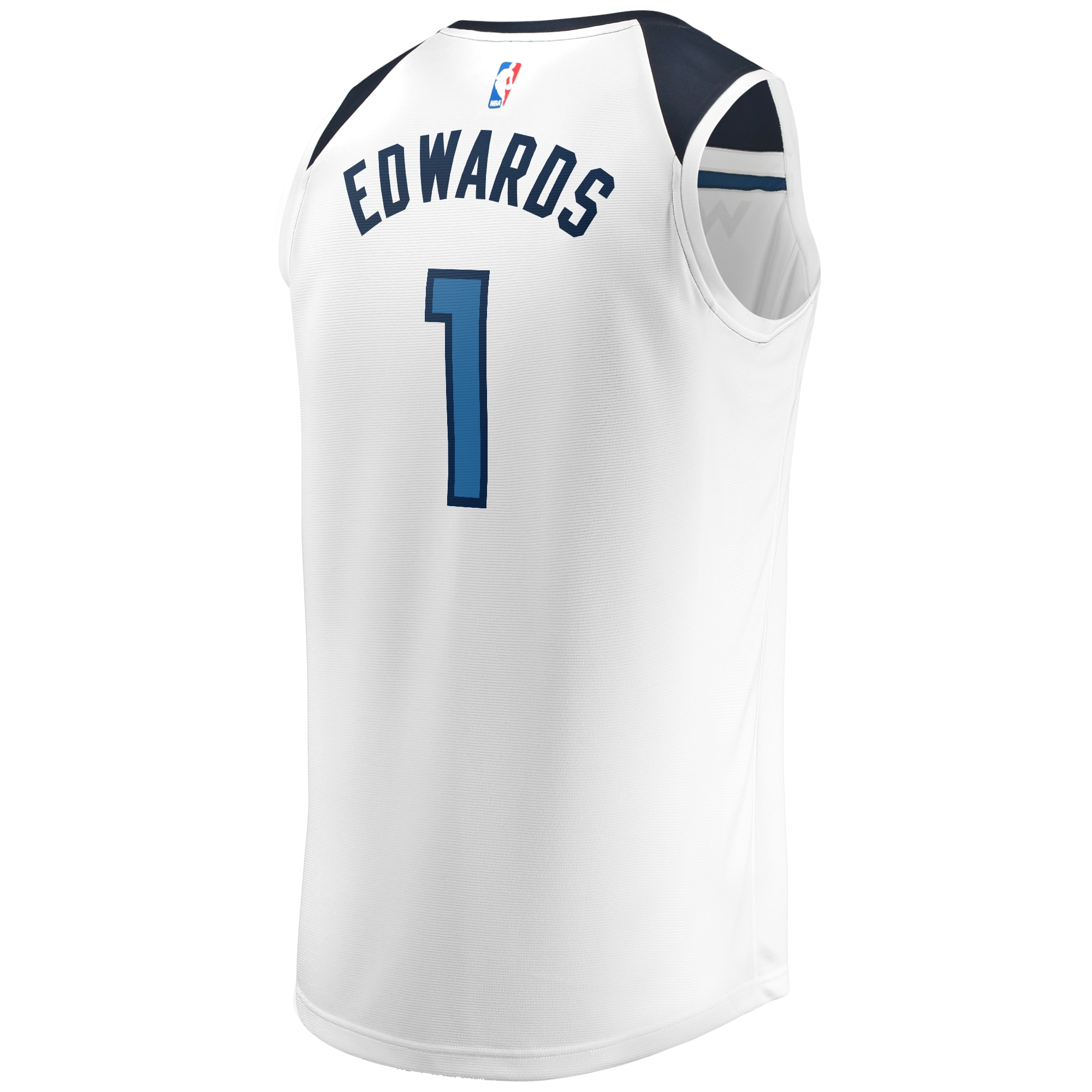 Anthony Edwards Minnesota Timberwolves Fanatics Branded Fast Break Replica Jersey - Association Edition - White - vstockx
