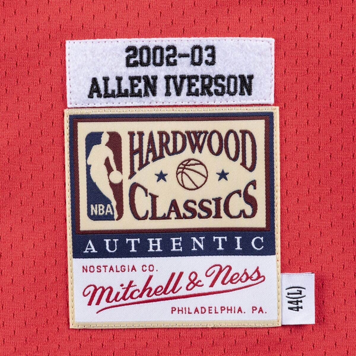 Authentic Jersey Philadelphia 76ers 2002-03 Allen Iverson - vstockx